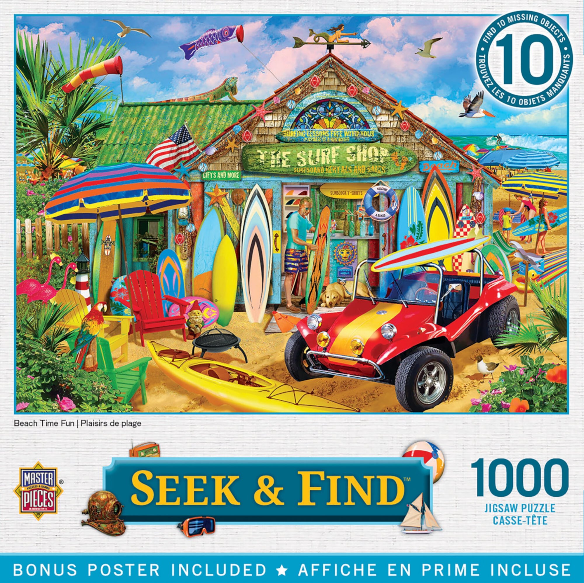 MasterPieces 1000 Piece Jigsaw Puzzle - Market Square - 19.25"x26.75" MasterPieces