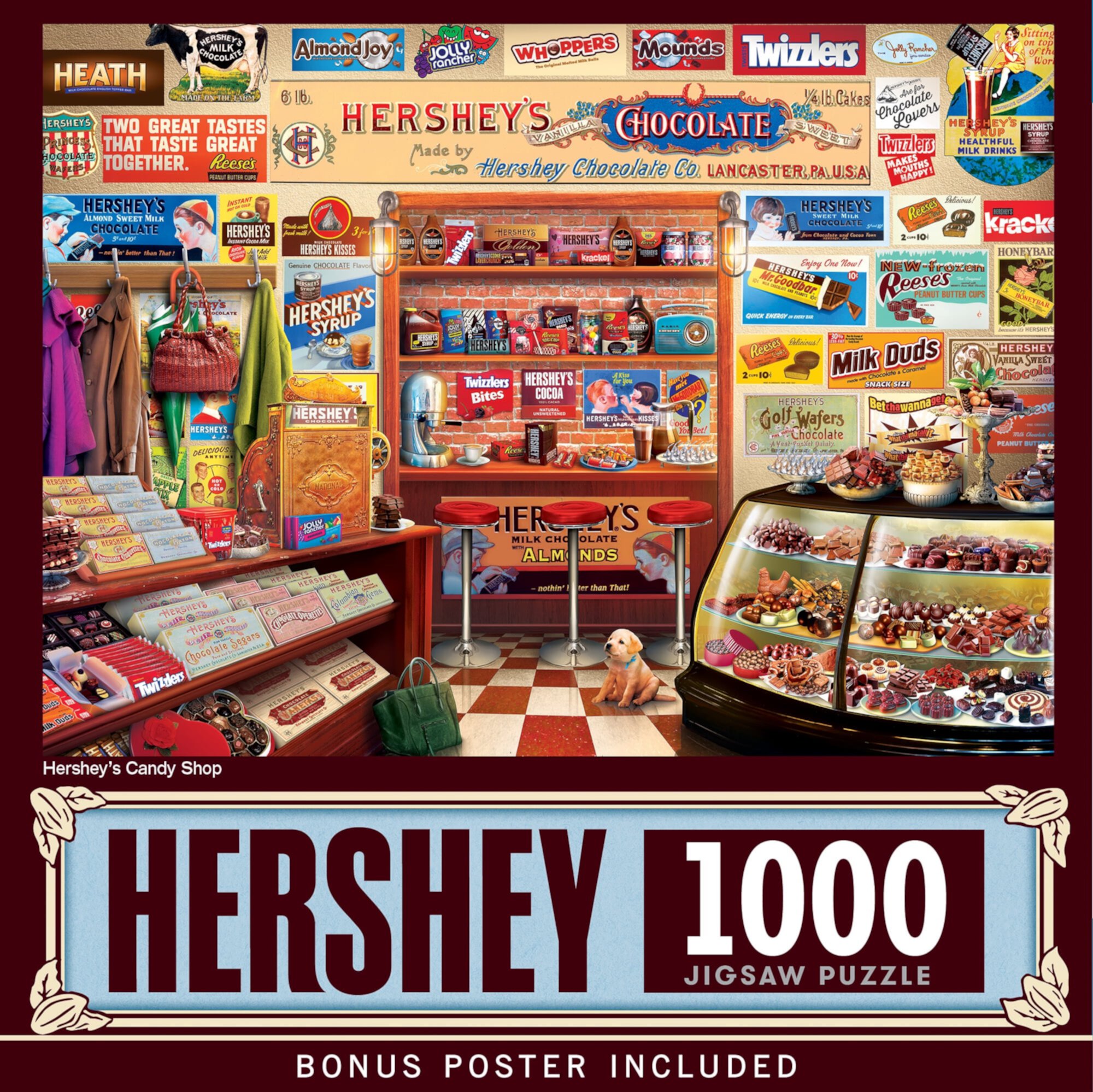 MasterPieces 1000 Piece Puzzle - Hershey's Sweet Tooth Fix - 19.25"x26.75" MasterPieces