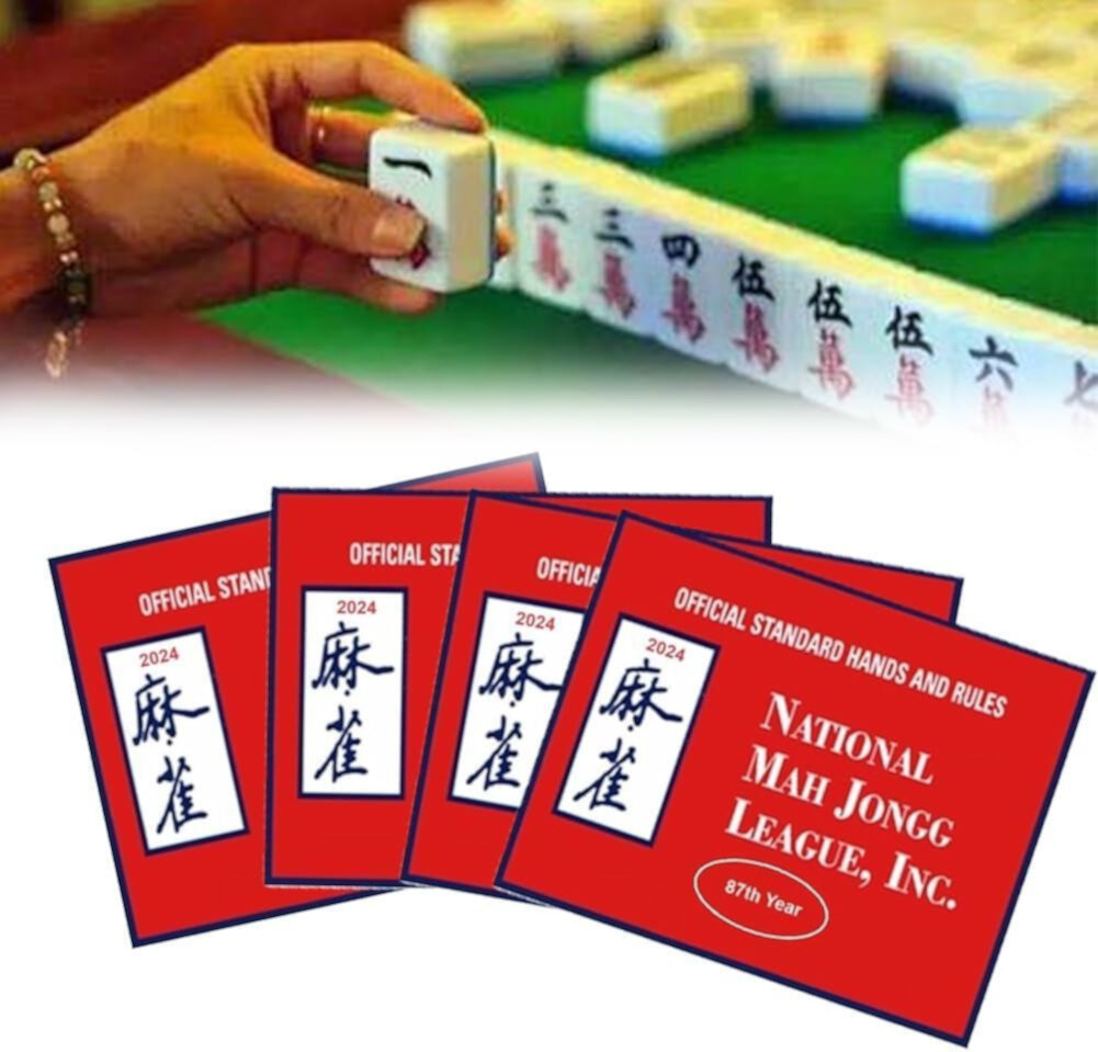 Mah Jongg League 2024 Large Size Card, 1/4PCS Mahjong Cards 2024 Large Print, National Mahjong Cards Official Standard Hands and Rules Mahjong Cards Large Print Mahjong Scorecard (Color : 1pc) Safeydaddy