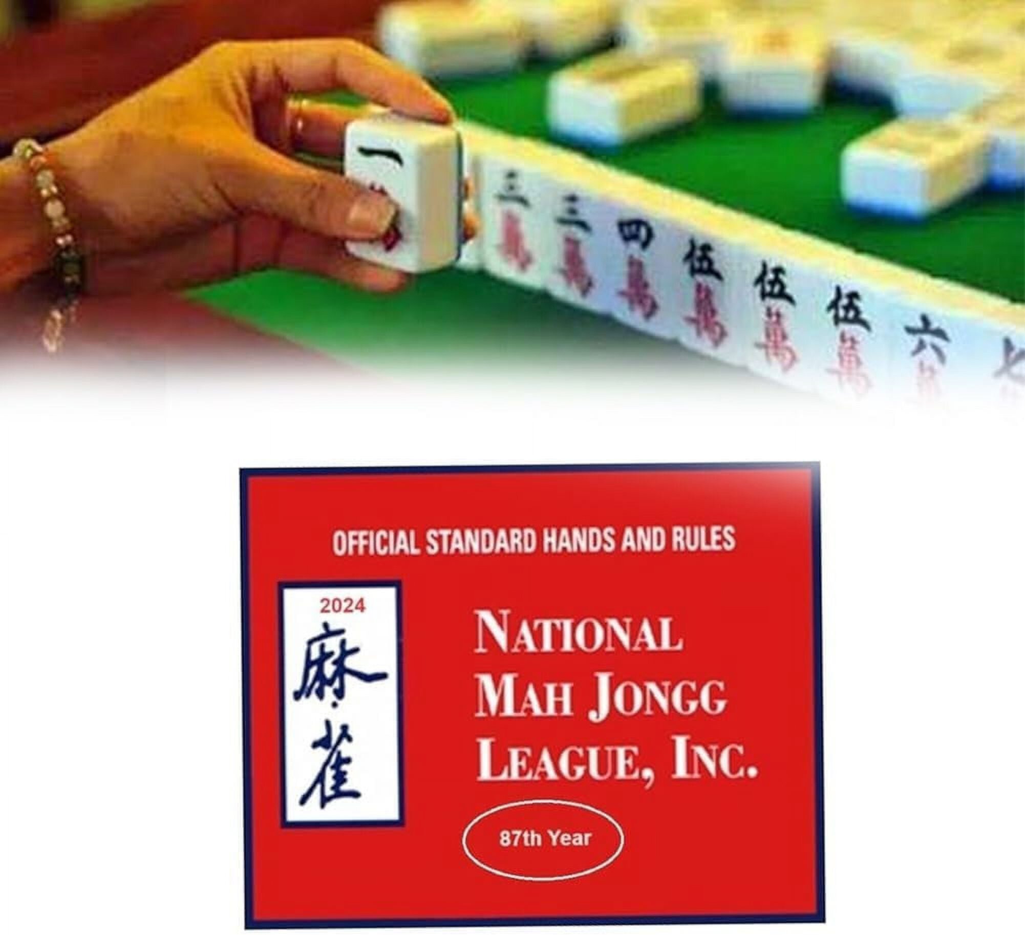 Mah Jongg League 2024 Large Size Card, 1/4PCS Mahjong Cards 2024 Large Print, National Mahjong Cards Official Standard Hands and Rules Mahjong Cards Large Print Mahjong Scorecard (Color : 1pc) Safeydaddy