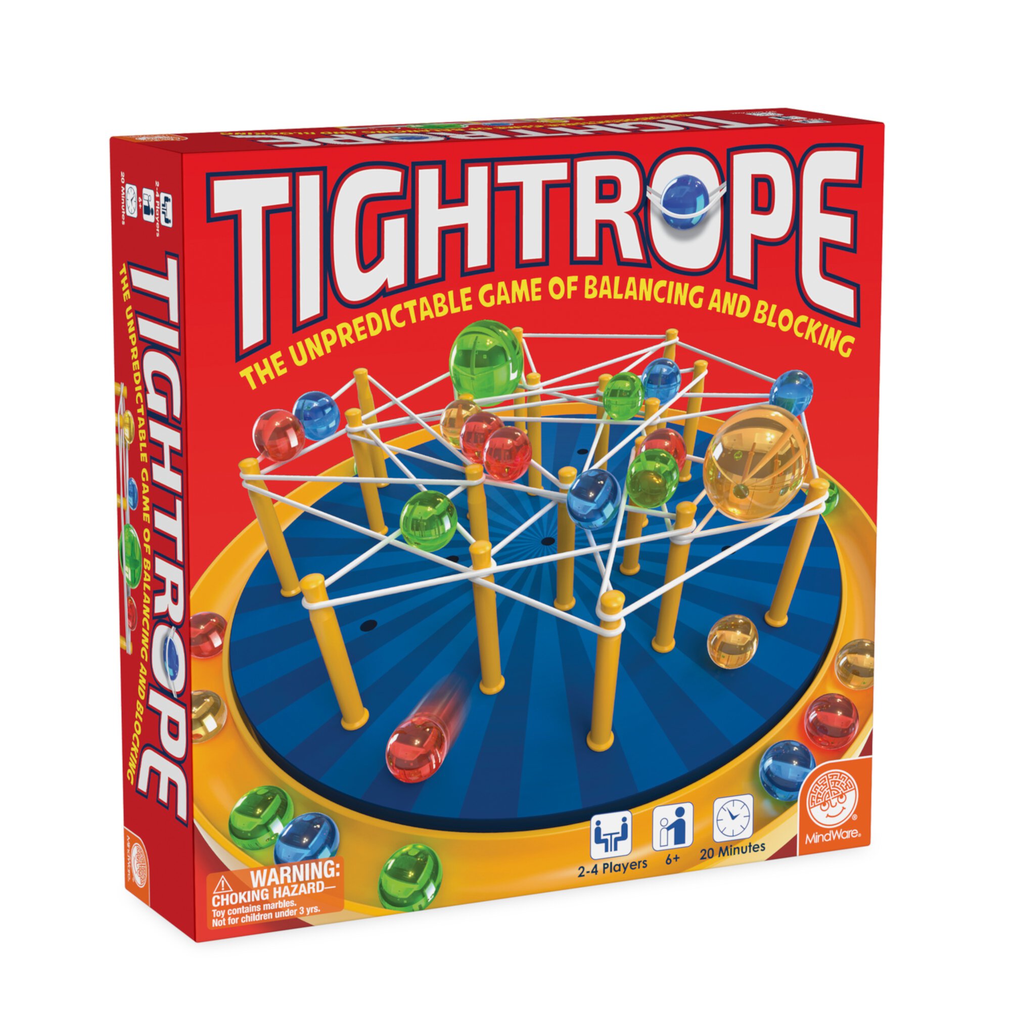 MindWare Tightrope Strategy Game, Fun for Classroom, 2 to 5 Players MindWare