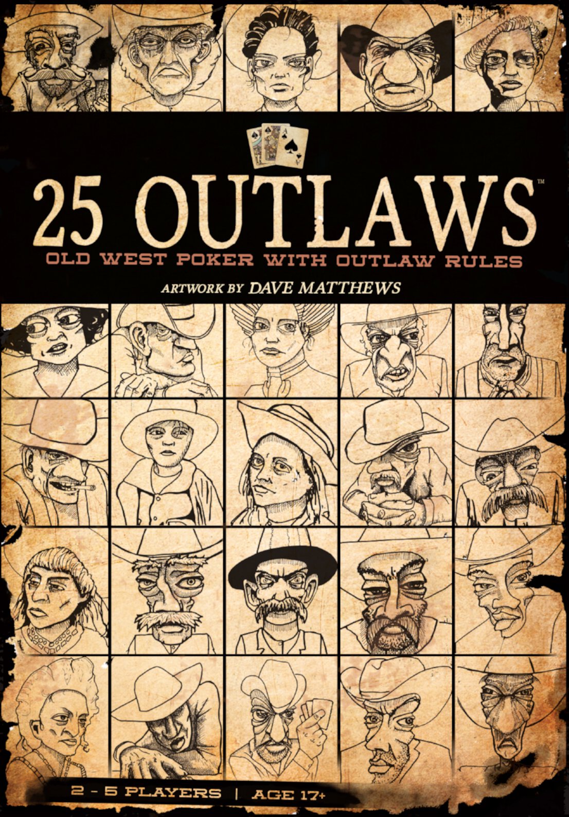 25 Outlaws Game Board Game by Buffalo Games Buffalo Games