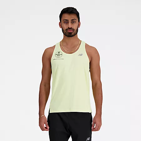 Мужская Футболка New Balance RBC Brooklyn Half Athletics Racing Singlet New Balance