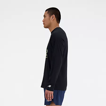 Мужская Футболка New Balance RBC Brooklyn Half Graphic Long Sleeve New Balance