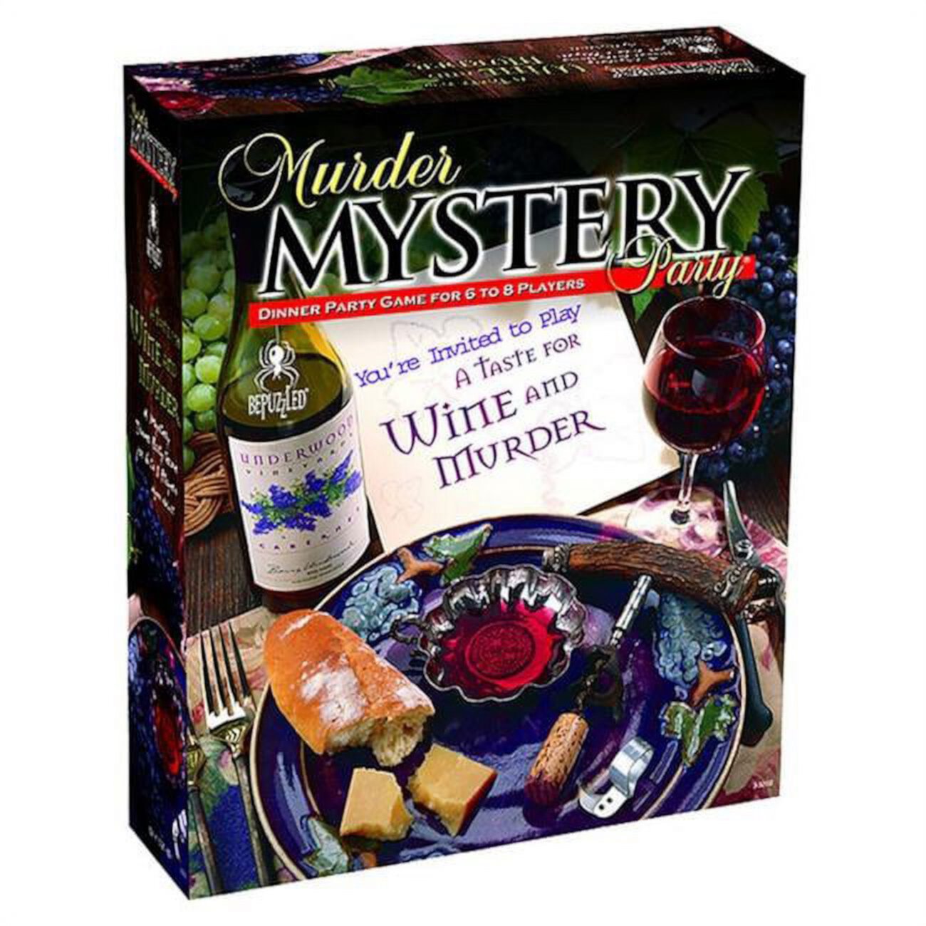 University Games  A Taste for Wine & Murder Board Game University Games