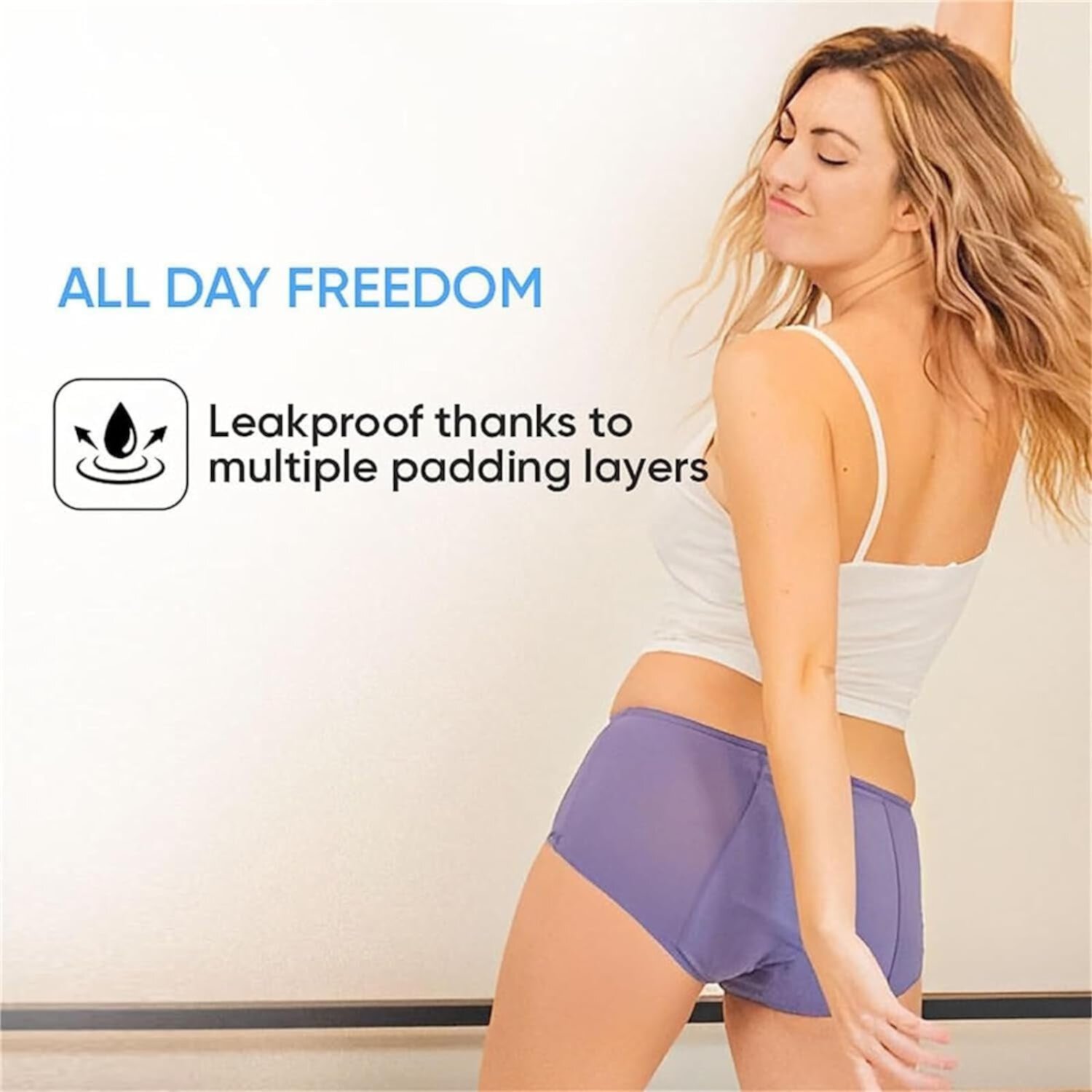 3 Pack  Leakproof Ladies Underwear - Everdries Leakproof Panties for Over 60#s Incontinence (M-8XL) Nobrand