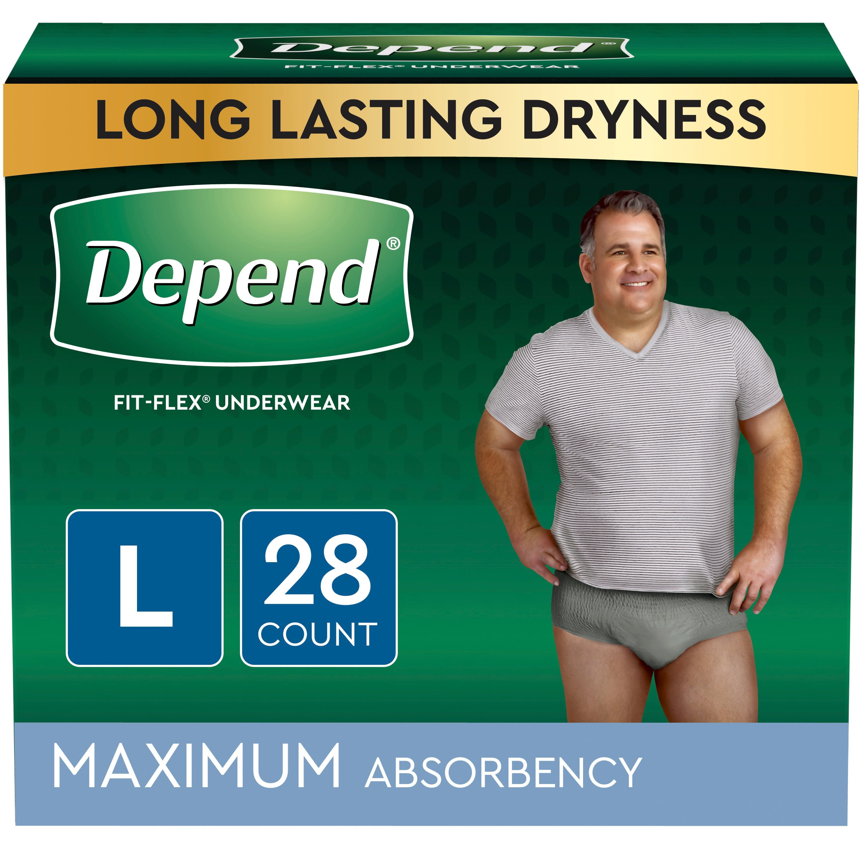 Depend Silhouette Incontinence & Postpartum Underwear for Women, Maximum Absorbency, Large & Extra-Large, Pink & Black, 12 Count | 3 Pack - 36 Count Total Depend