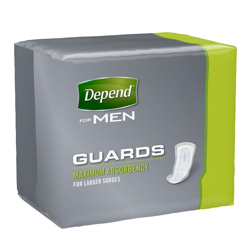 Depend Guards For Men, Depends Guard Men Conv Pk, (1 CASE, 104 EACH) Depend