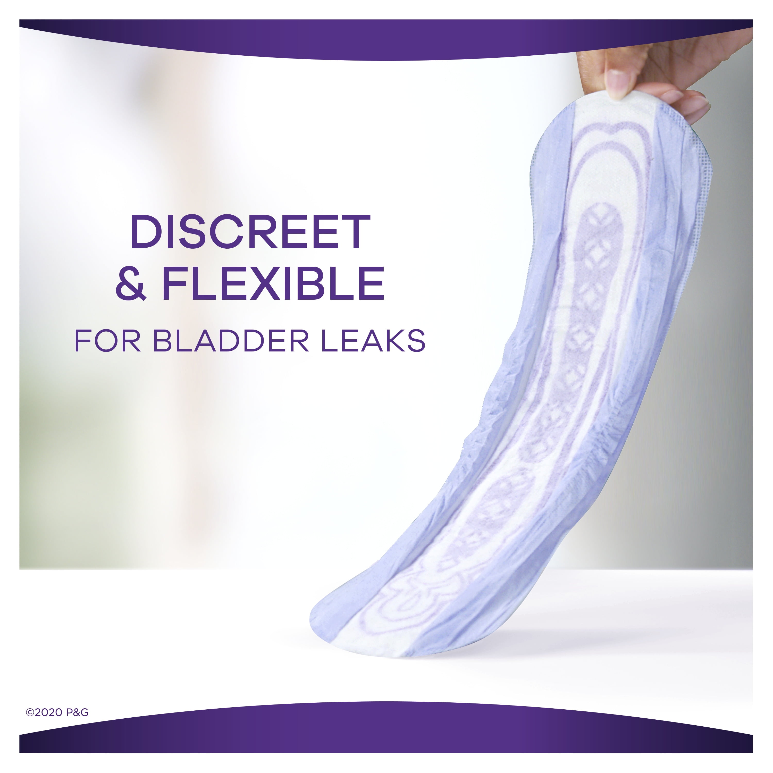 Always Discreet Moderate Absorb Incontinence Pads, Long Length, 54 ct | 2 Packs - 108 counts total Always Discreet