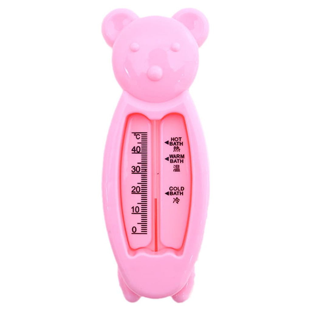 Pedty Hygrometer,1x thermometer,Cute Children's Cartoon Indoor Bath Thermometer Baby Bear Water Thermometer Pedty