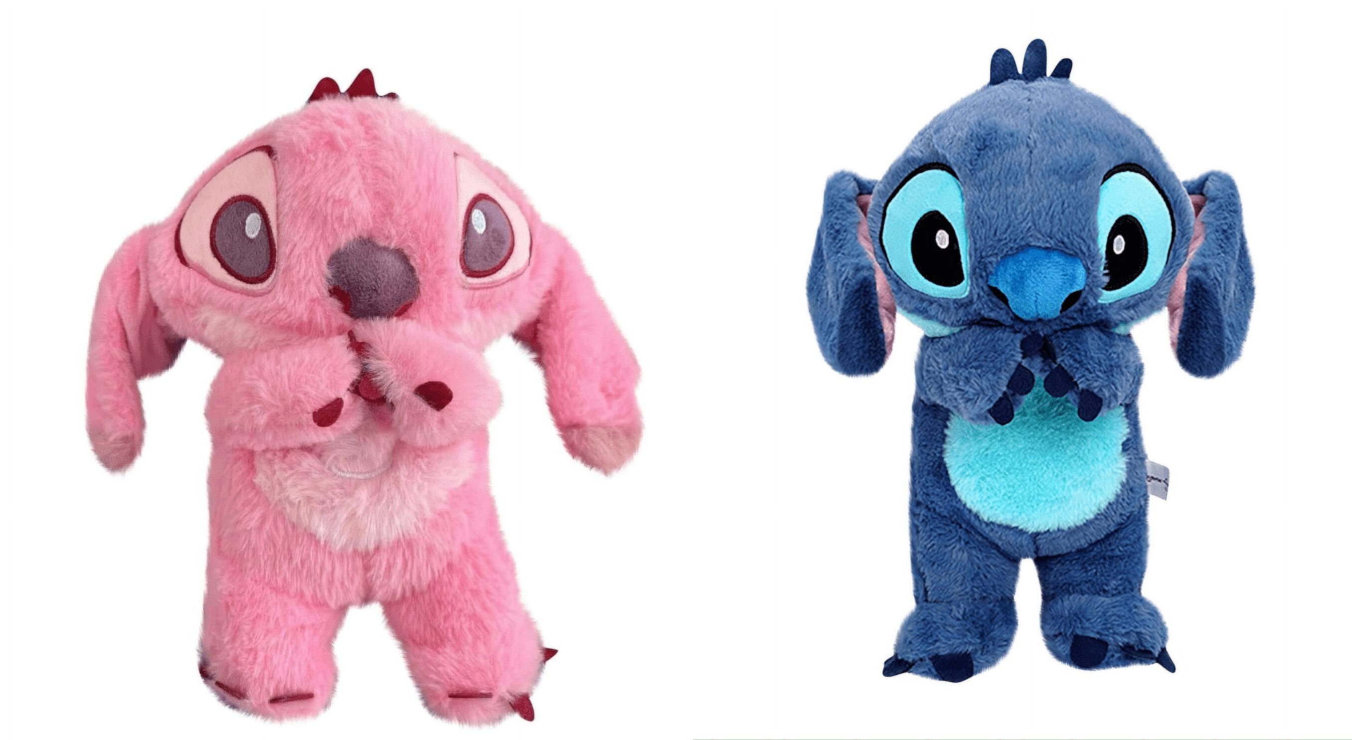 Stitch Cuddly Toy with Breathing Motion and Music Lights | Breathing Stitch Plushies | Anxiety Relief Stitch Baby Sound Machine for Sleep Kids Sleep Buddy Birthday Gifts Qianvly