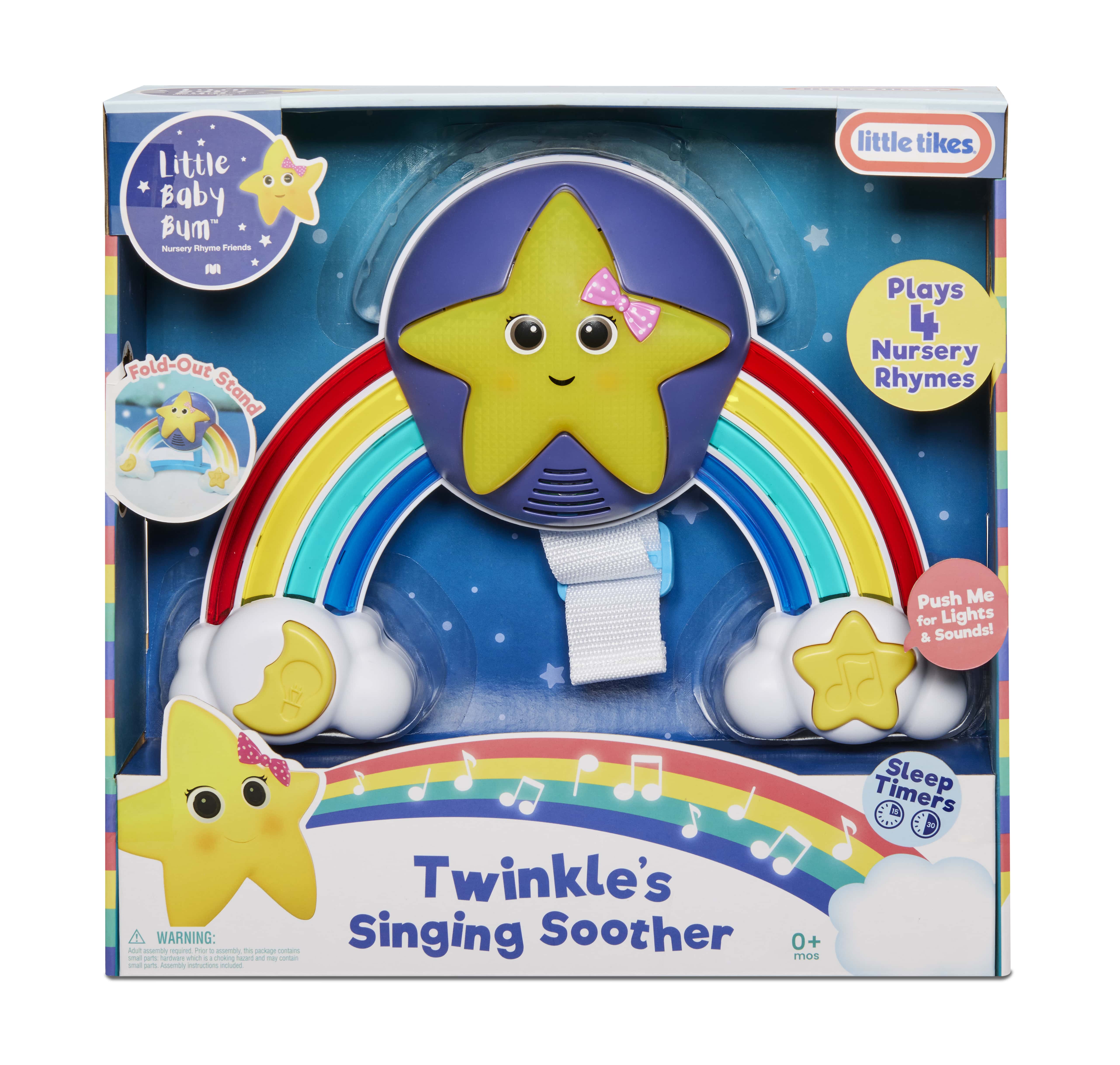 Little Baby Bum Twinkle's Singing Soother Baby Gift Sound Machine Nightlight Crib Toy Little Baby Bum