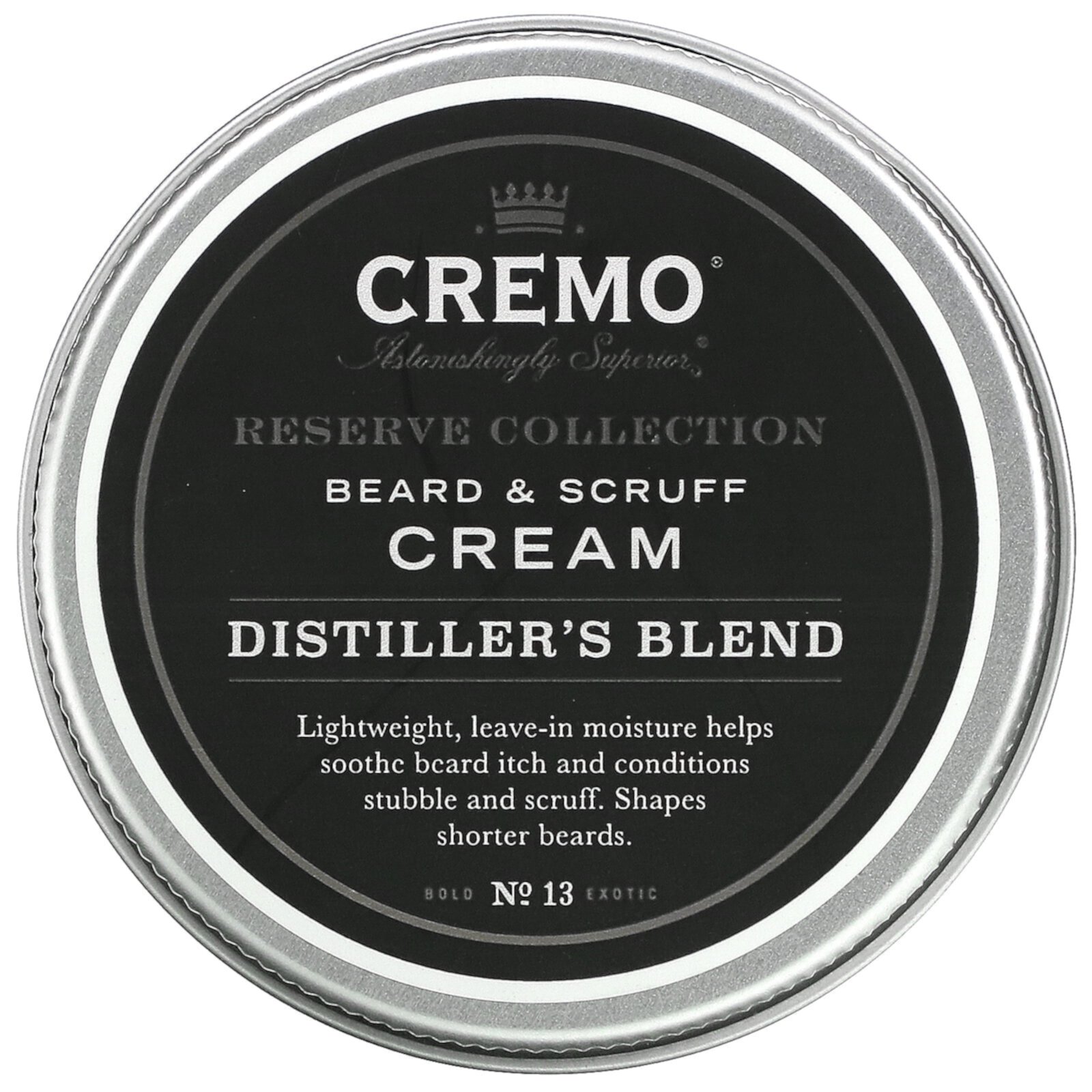 Cremo Beard and Scruff Cream (Крем) Reserve Collectoin - Distillers Blend, 4 Ounce Cremo