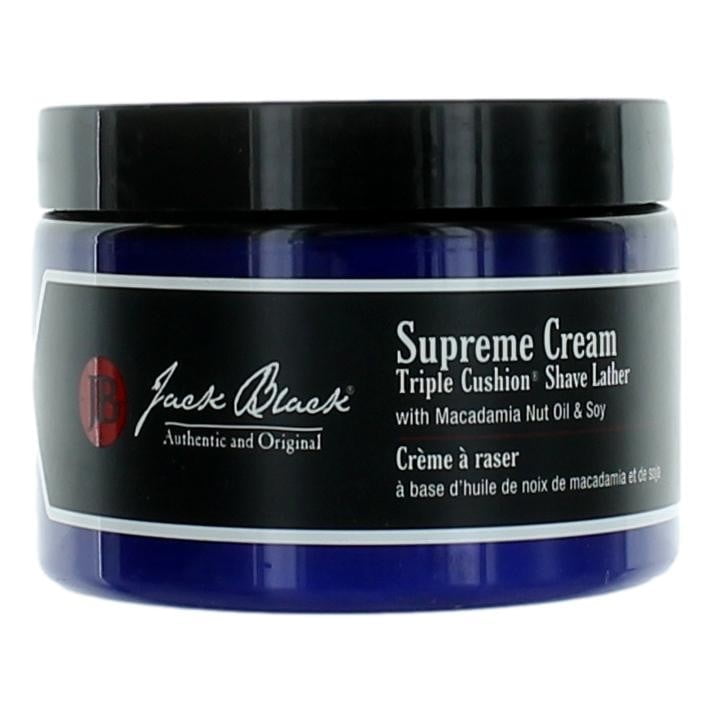 Jack Black Supreme Cream (Крем) Triple Cushion Shave Lather 9.5 oz (Унции). With Macademia Oil And Soy Jack Black