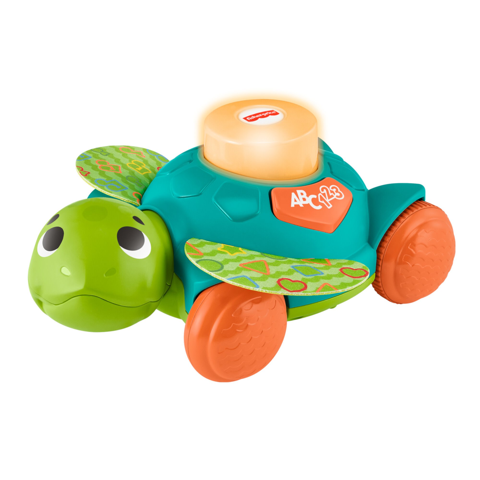 Fisher-Price Linkimals Sit-to-Crawl Sea Turtle Interactive Learning Toy with Rolling Motion for Infants Fisher-Price