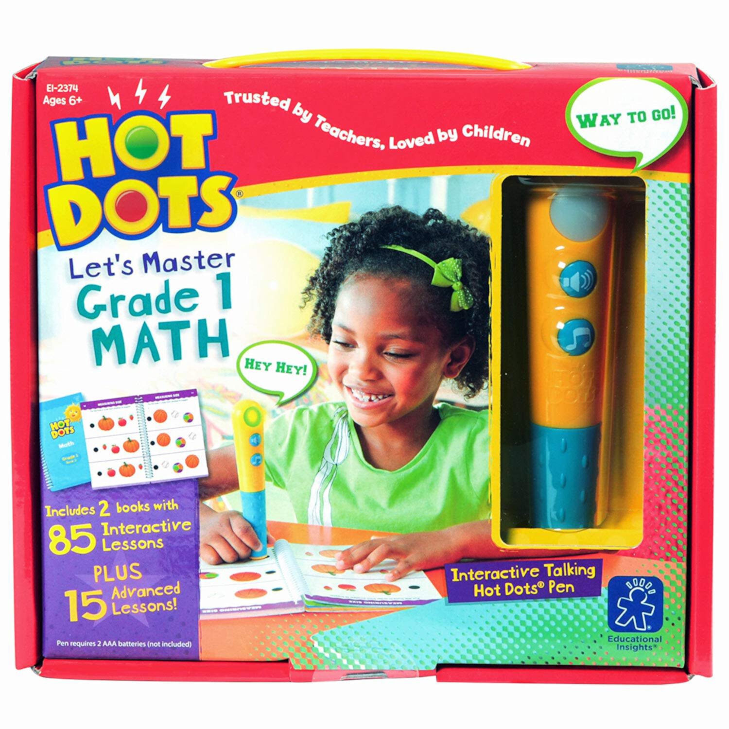 Educational Insights Hot Dots 1st Grade Math Set with Interactive Pen Educational Insights