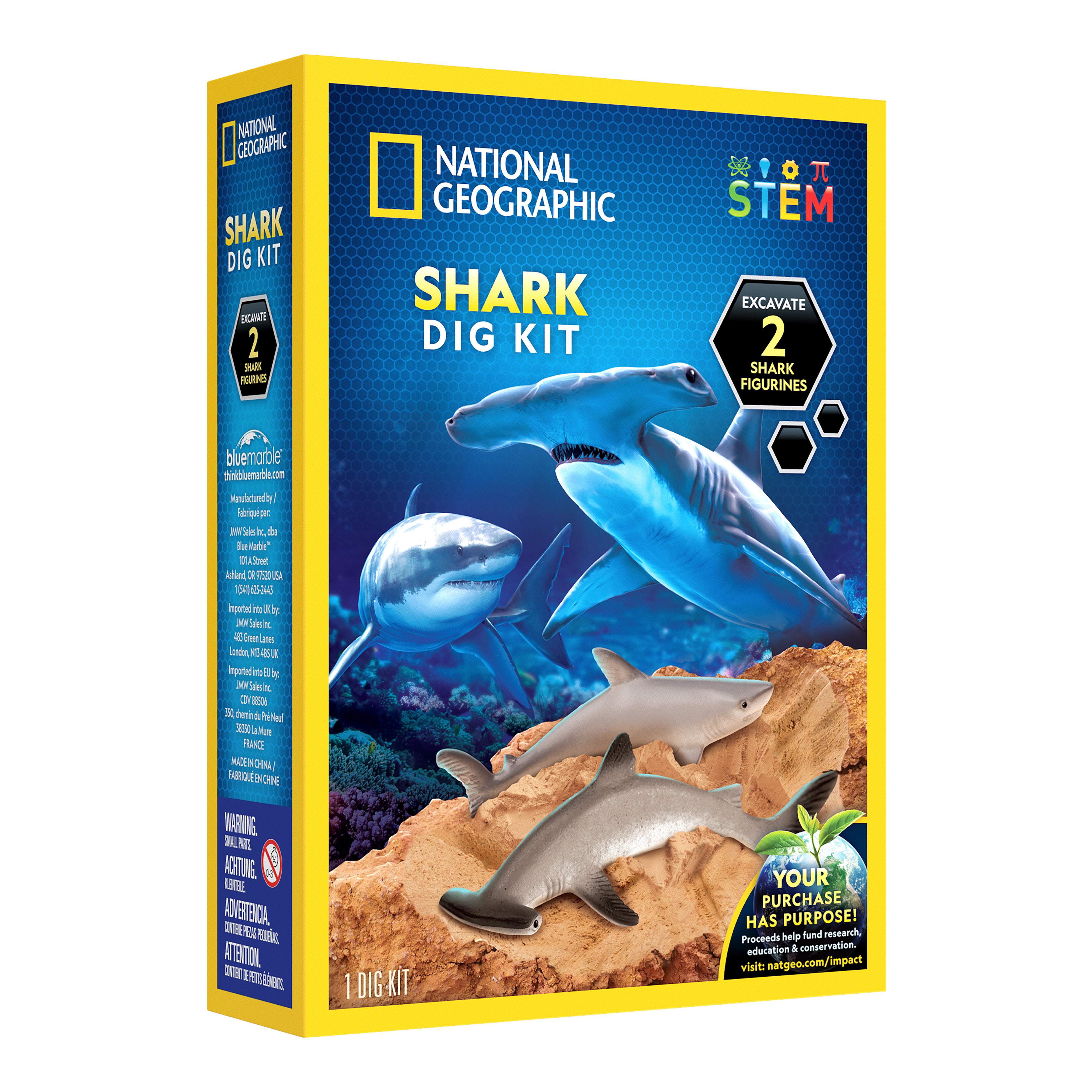 National Geographic Shark Dig Kit Science Set  for Child Ages 8 Years and up National Geographic