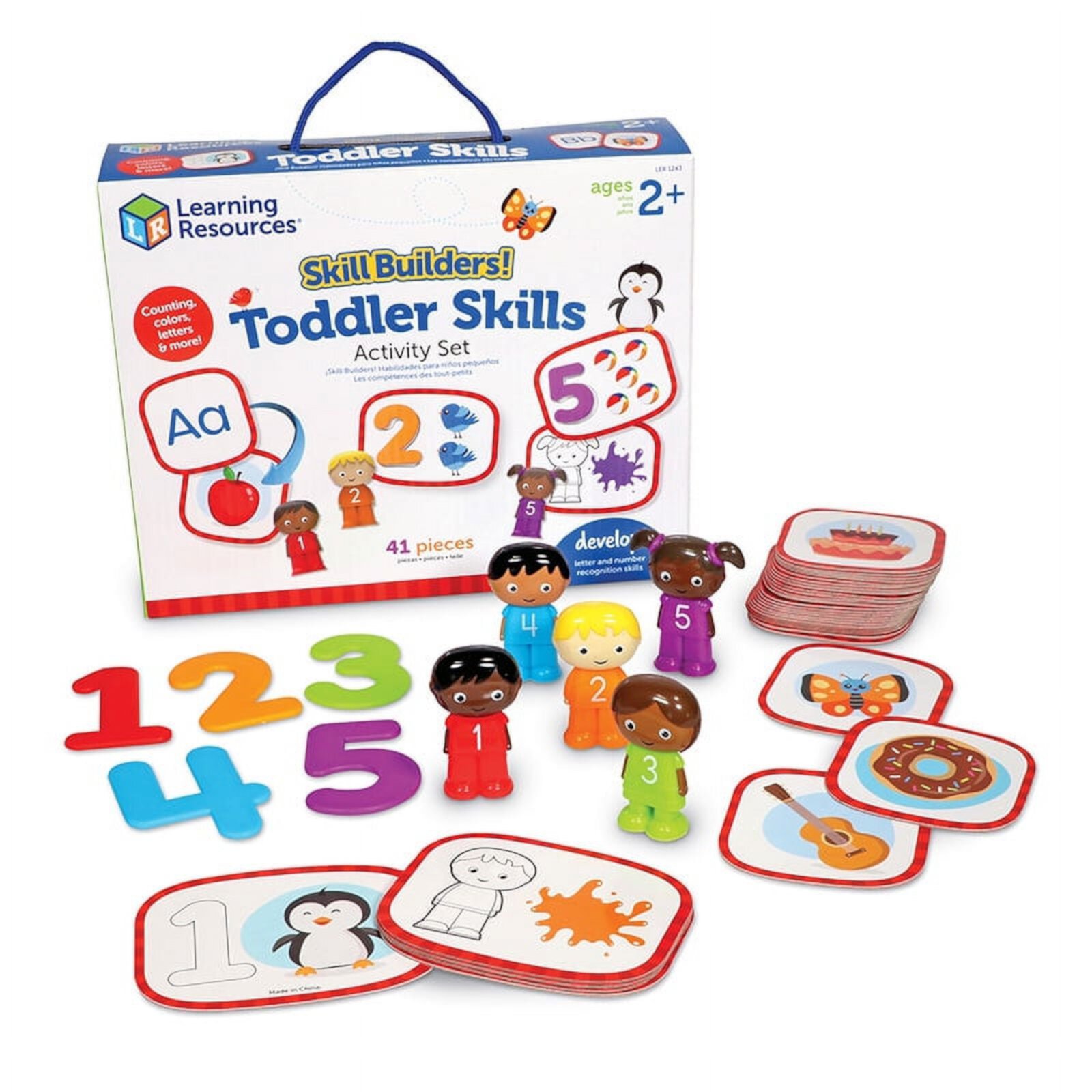 Learning Resources Skill Builders! Toddler Skills -  41 Piece Set, Boys and Girls Ages 2+ Toddler Learning Activities, Toddler Learning Materials Learning Resources