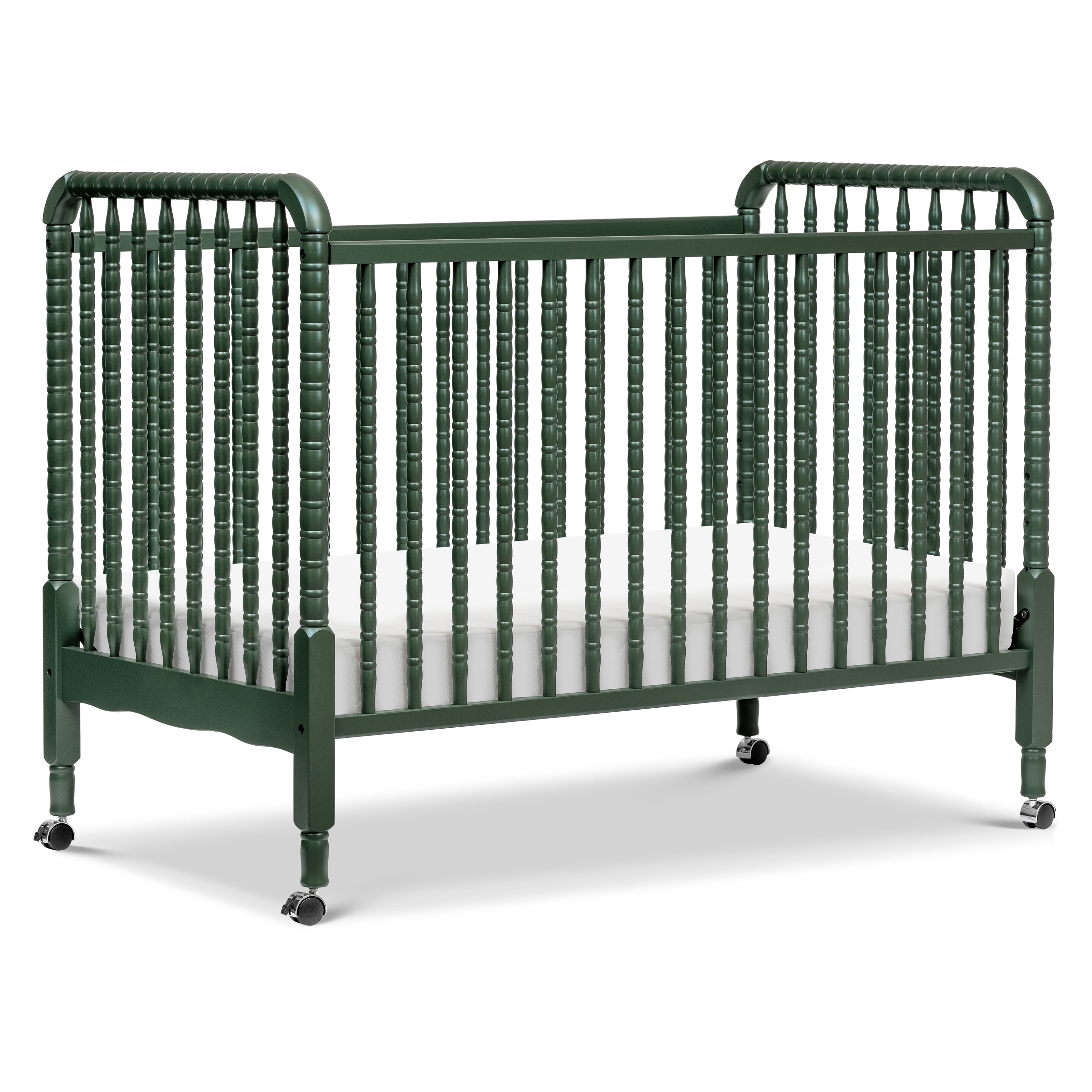 Da Vinci Jenny Lind 3 in 1 Convertible Wood Crib in Fog Gray DaVinci