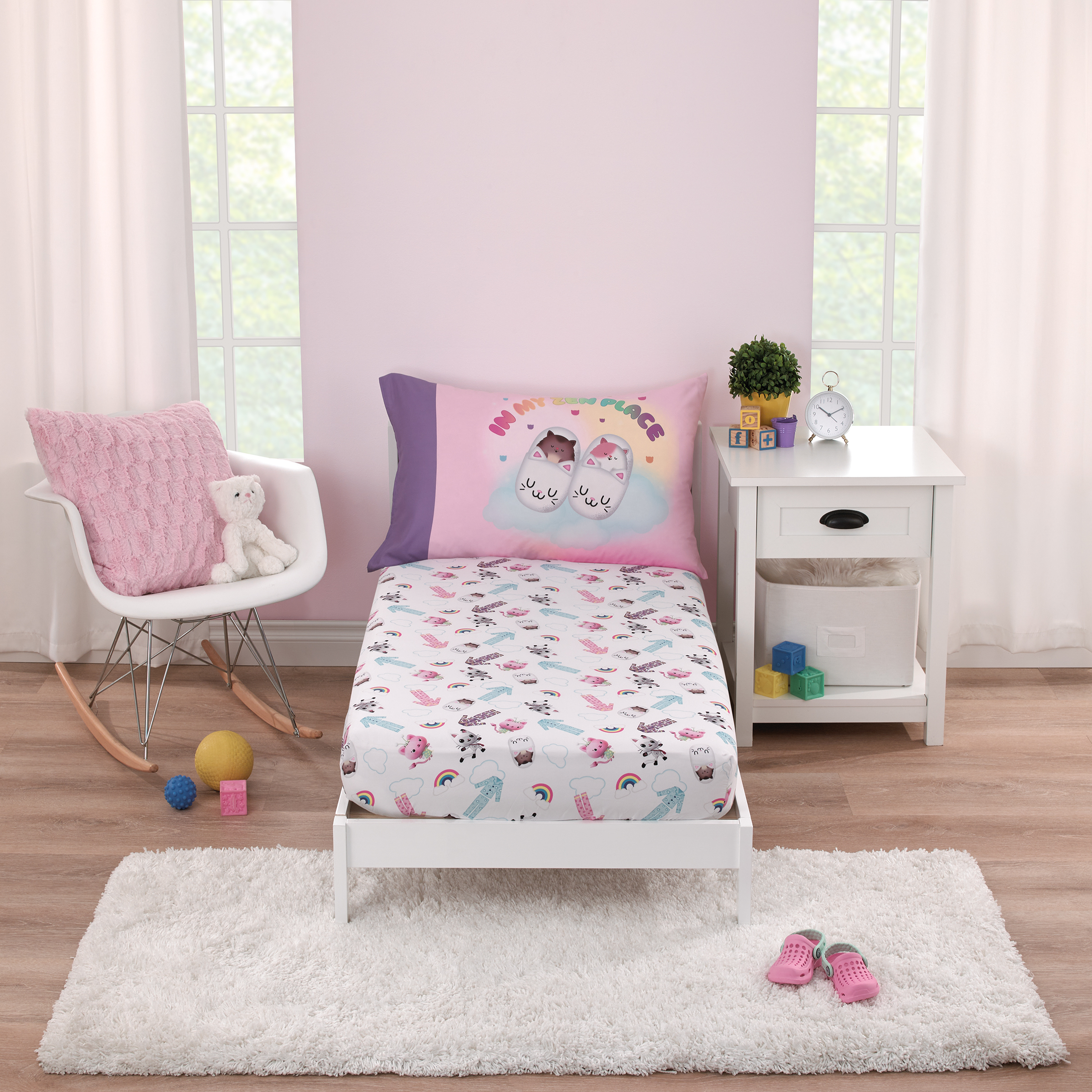 DreamWorks Gabby's Dollhouse Dream It Up 2 Piece Toddler Sheet Set Dreamworks