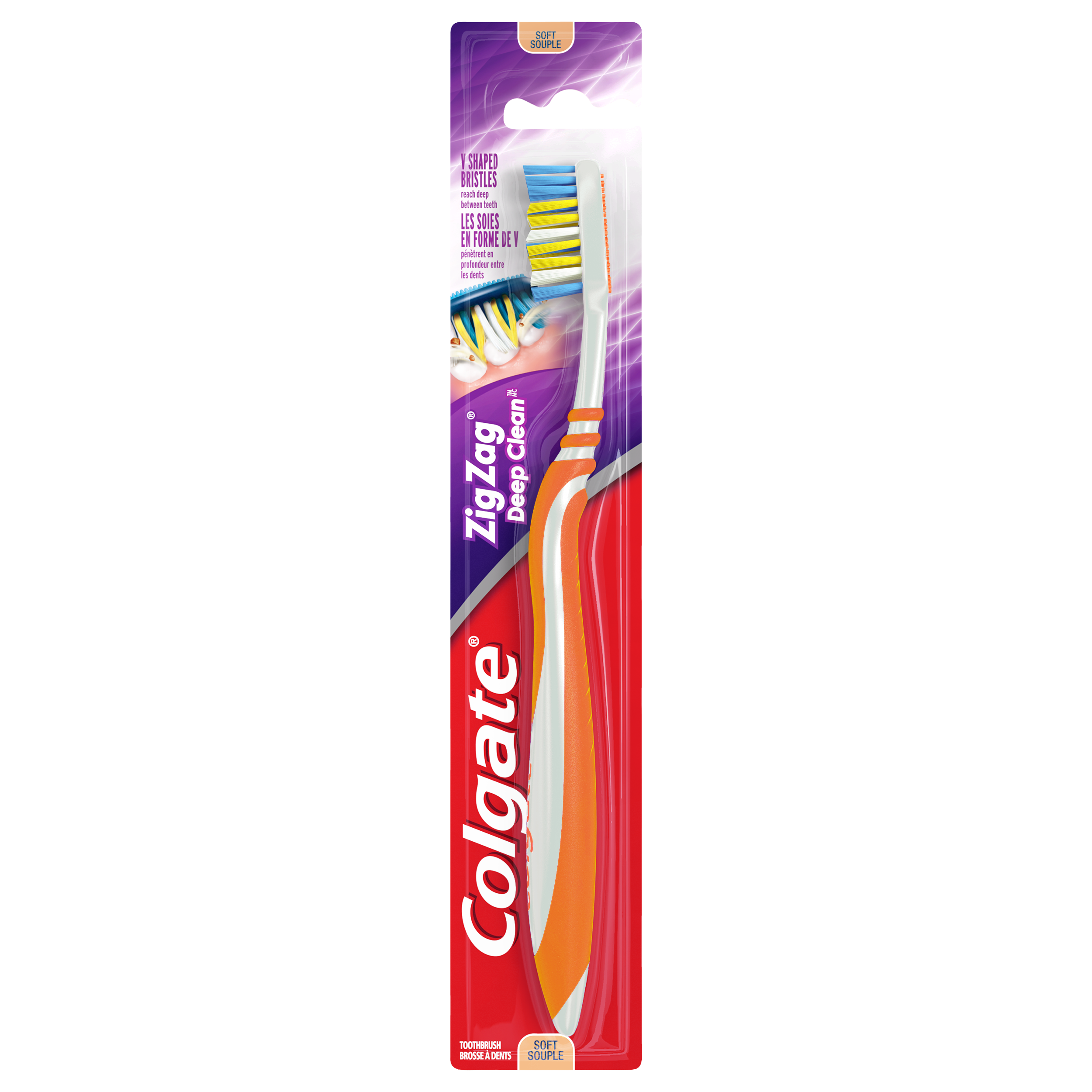 Colgate Zig Zag Deep Clean Toothbrush, Soft - 1 Count Colgate