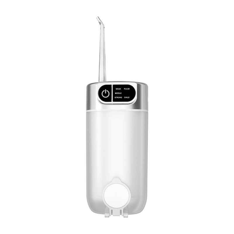 SANTALA 300mL Powerful Cordless Water Flosser for Teeth, Gums, Braces, Dental Care, Portable and Waterproof, Power Display, 5 Modes, 5 Replaceable Jet Tips for Home Travel Use SANTALA