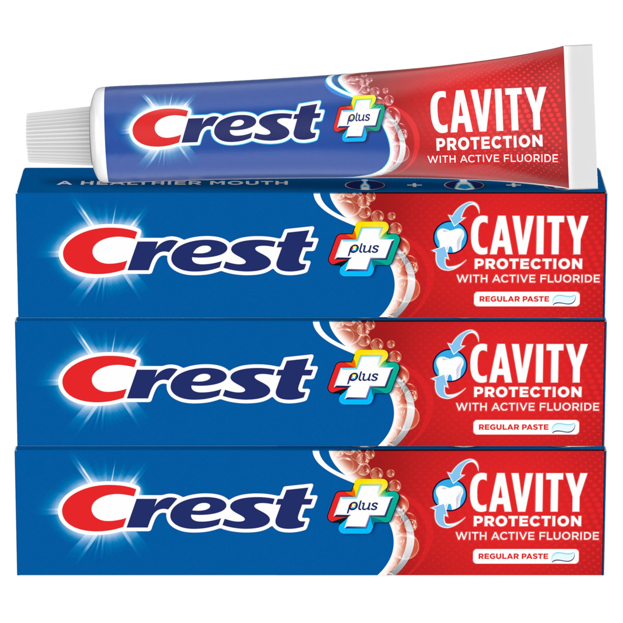 Pack of (3) Crest Cavity Protection Toothpaste Regular - 8.2 oz Crest