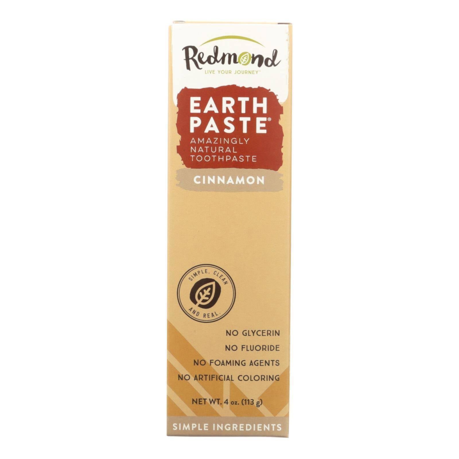 Redmond Life Earthpaste - Peppermint Charcoal - 4 oz Redmond