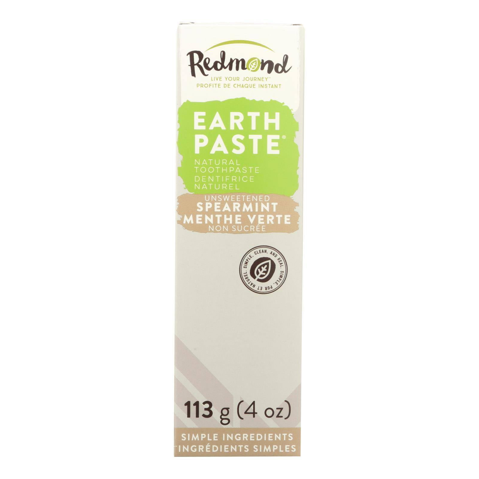 Redmond Life Earthpaste - Peppermint Charcoal - 4 oz Redmond