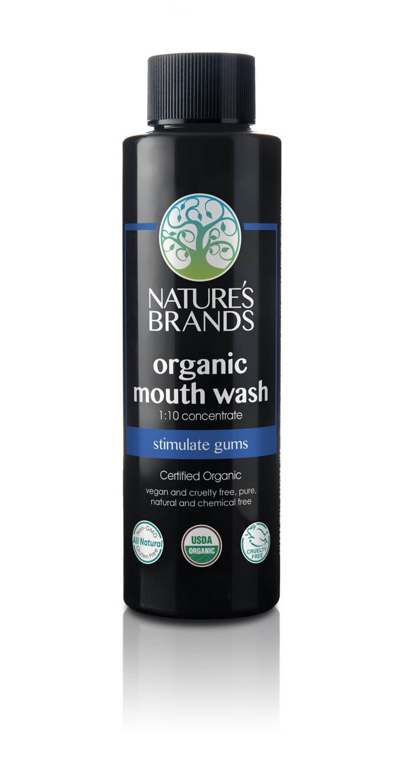 Herbal Choice Mari Organic Mouth Wash, 1:10 Concentrate; 0.5floz Glass Nature's Brands