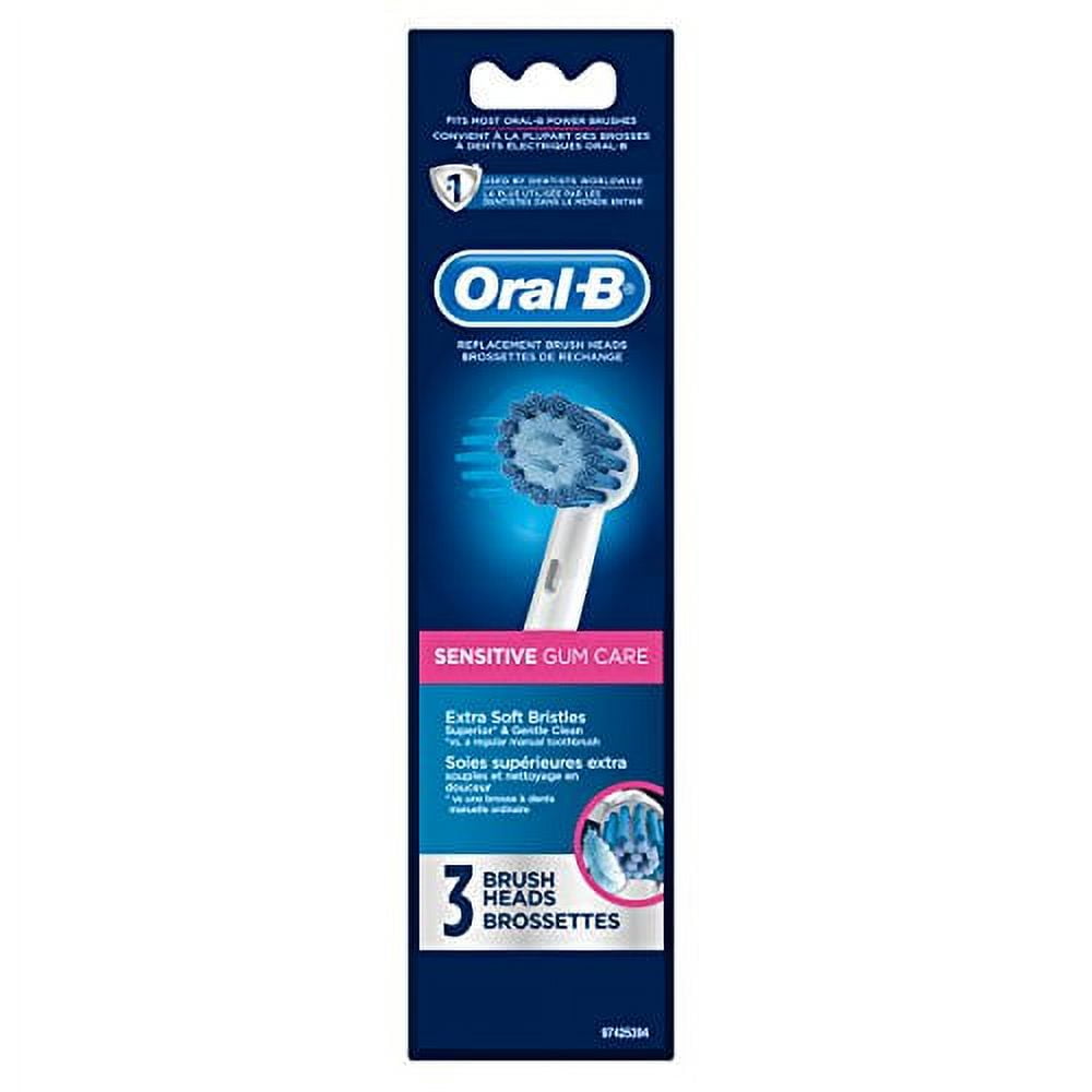 Oral-B Sensitive Gum Care Electric Toothbrush Replacement Brush Heads Refill, 3 Count Oral-B