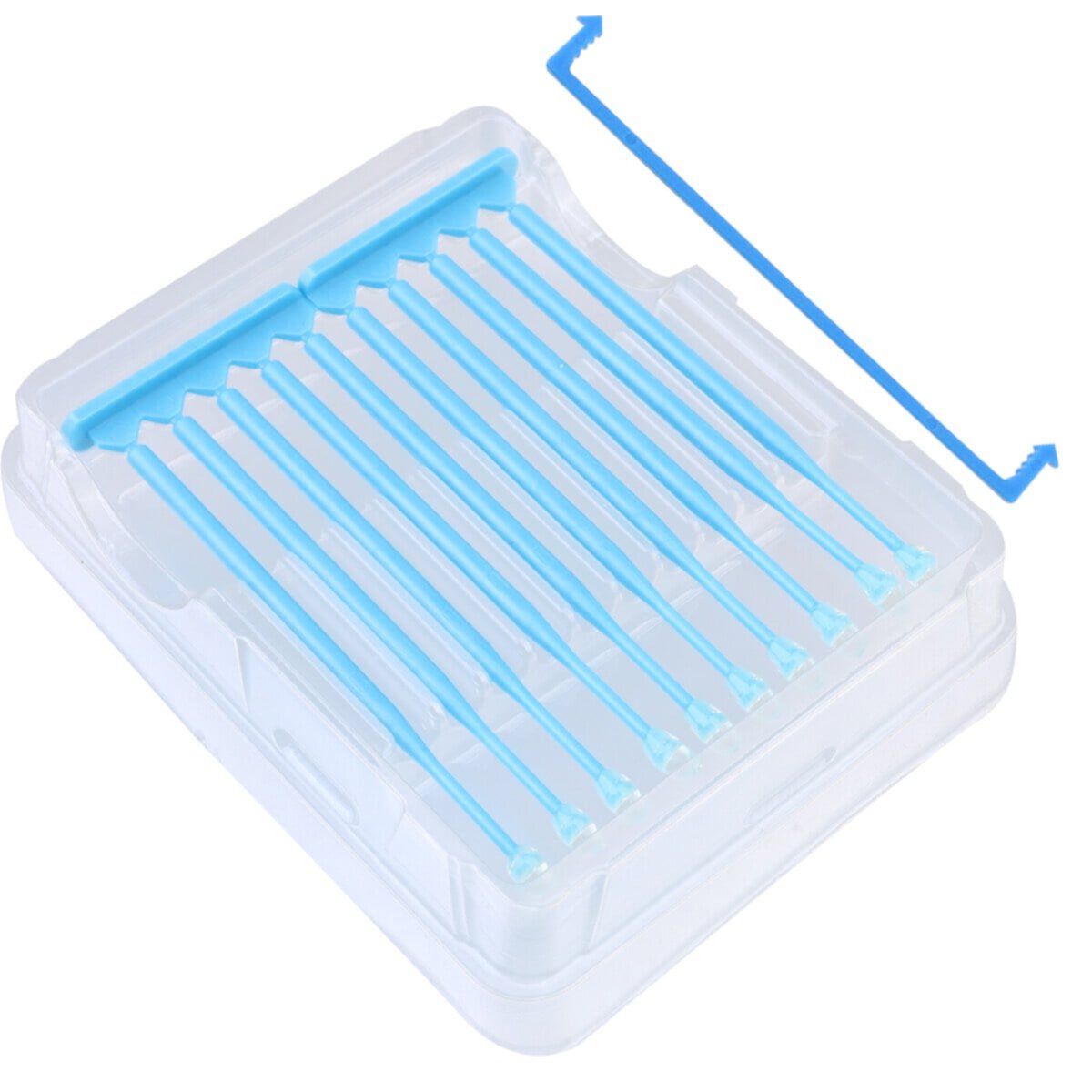 1 Box  Applicator Sticks Adhesive Tip Disposable  Materials for Tooth Crown Porcelain Veneer (Blue) Dulces Vero