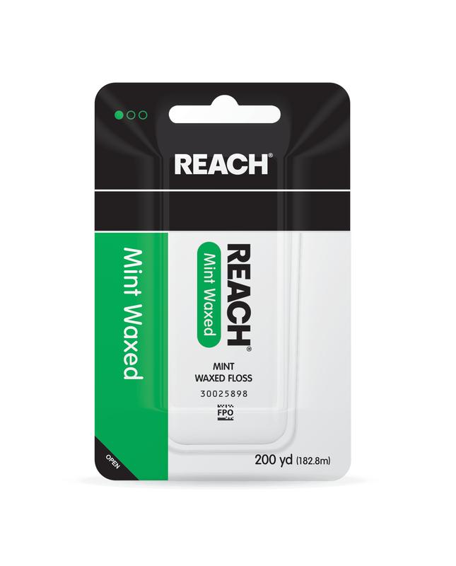 REACH DENTAL FLOSS MINT WAXED 200YD Reach