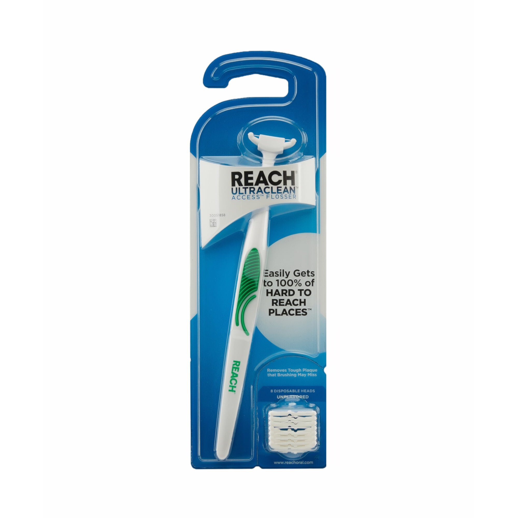 (2 pack) REACH Ultraclean Access Flosser Dental Flosser Starter Kit Reach