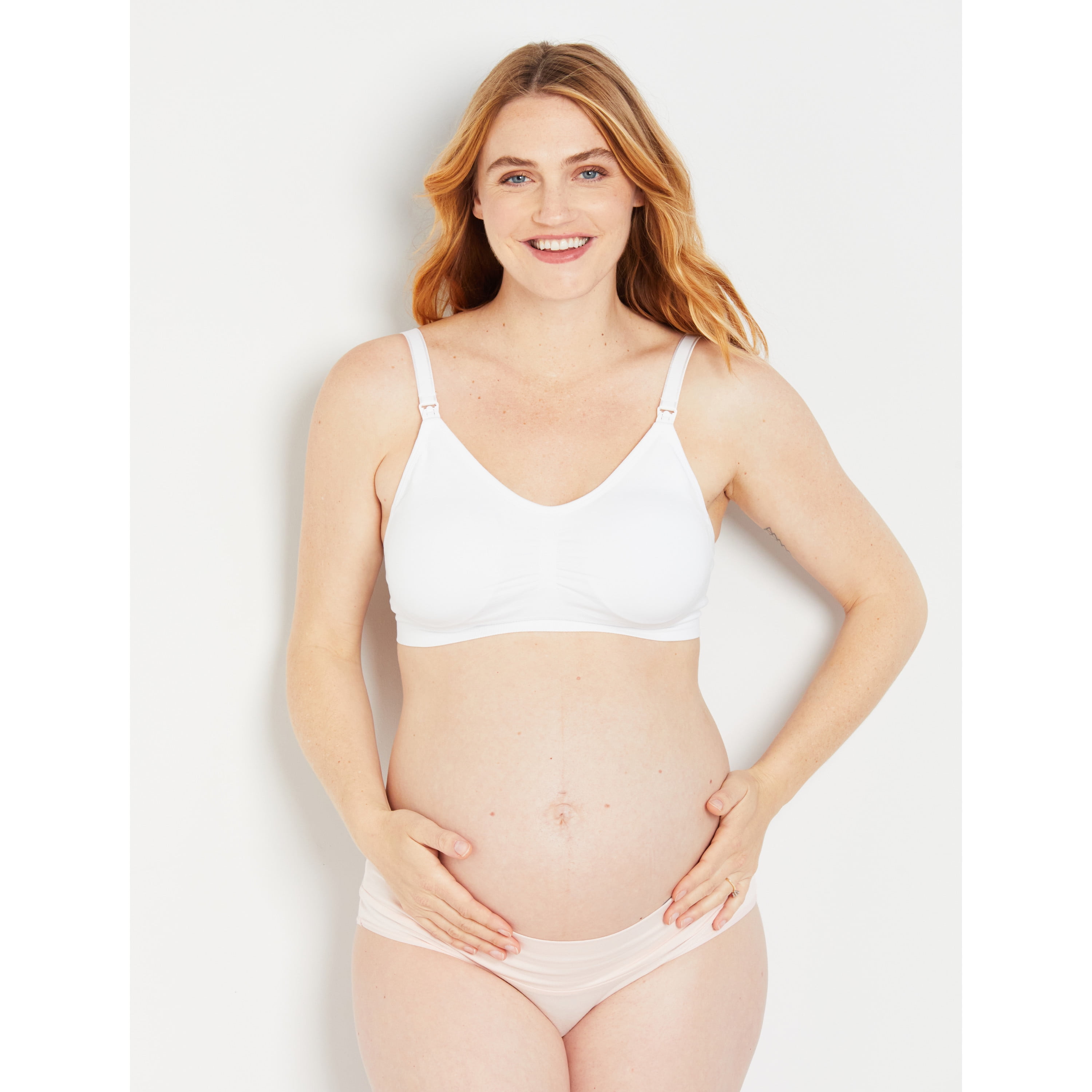 Motherhood Maternity Full Coverage Seamless Nursing & Maternity Bra (D+ Cup Sizes) Motherhood Maternity