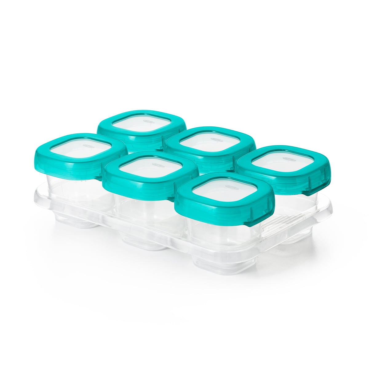 OXO Tot Baby Blocks Freezer Storage Containers (2 Oz.) - Teal Oxo