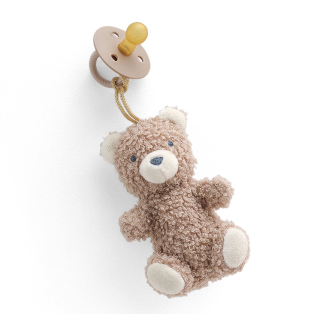 Bitzy Pal Bear with Natural Rubber Pacifier Itzy Ritzy