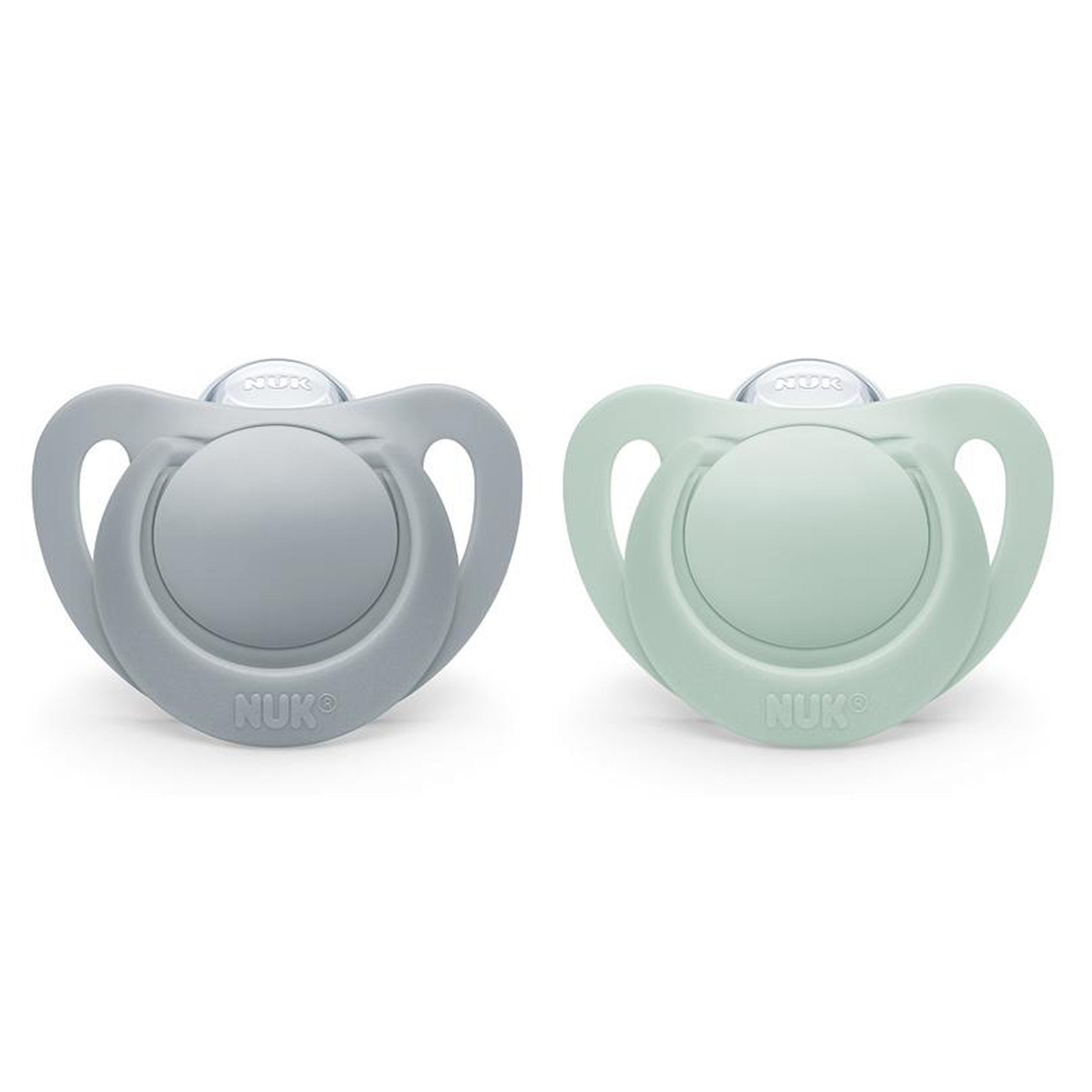 NUK For Nature Genuis Sustainable Pacifier Size 2 Neutral (6-18 Months) NUK