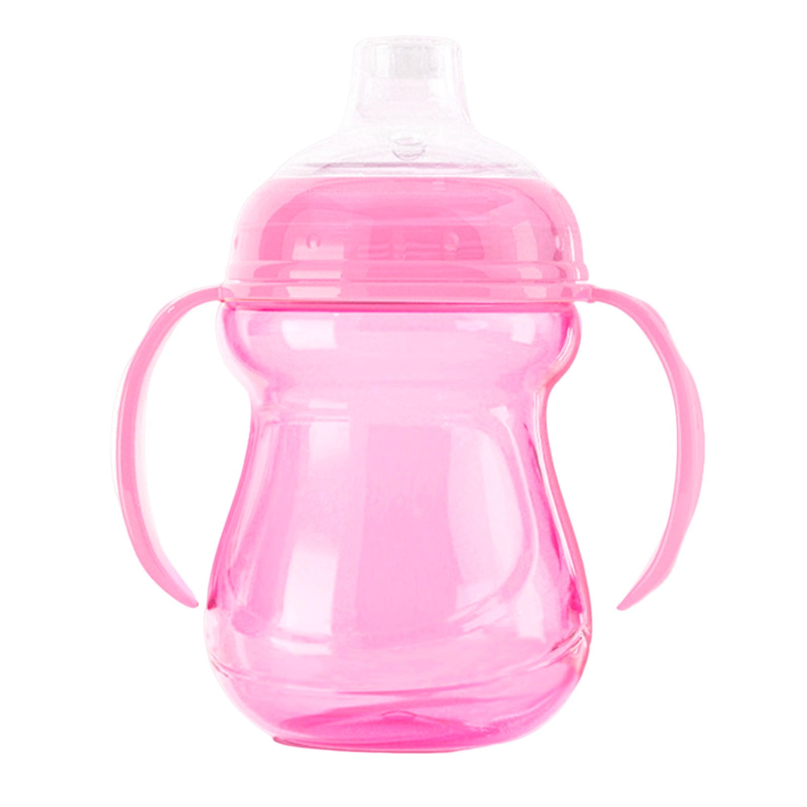 YuanRX Drinking Cups 240 ML Wide Caliber PP Baby Bottle With Handle Anti Drop Anti Flatulence Plastic Baby Bottle Kitchen Essential (Clearance) YuanRX