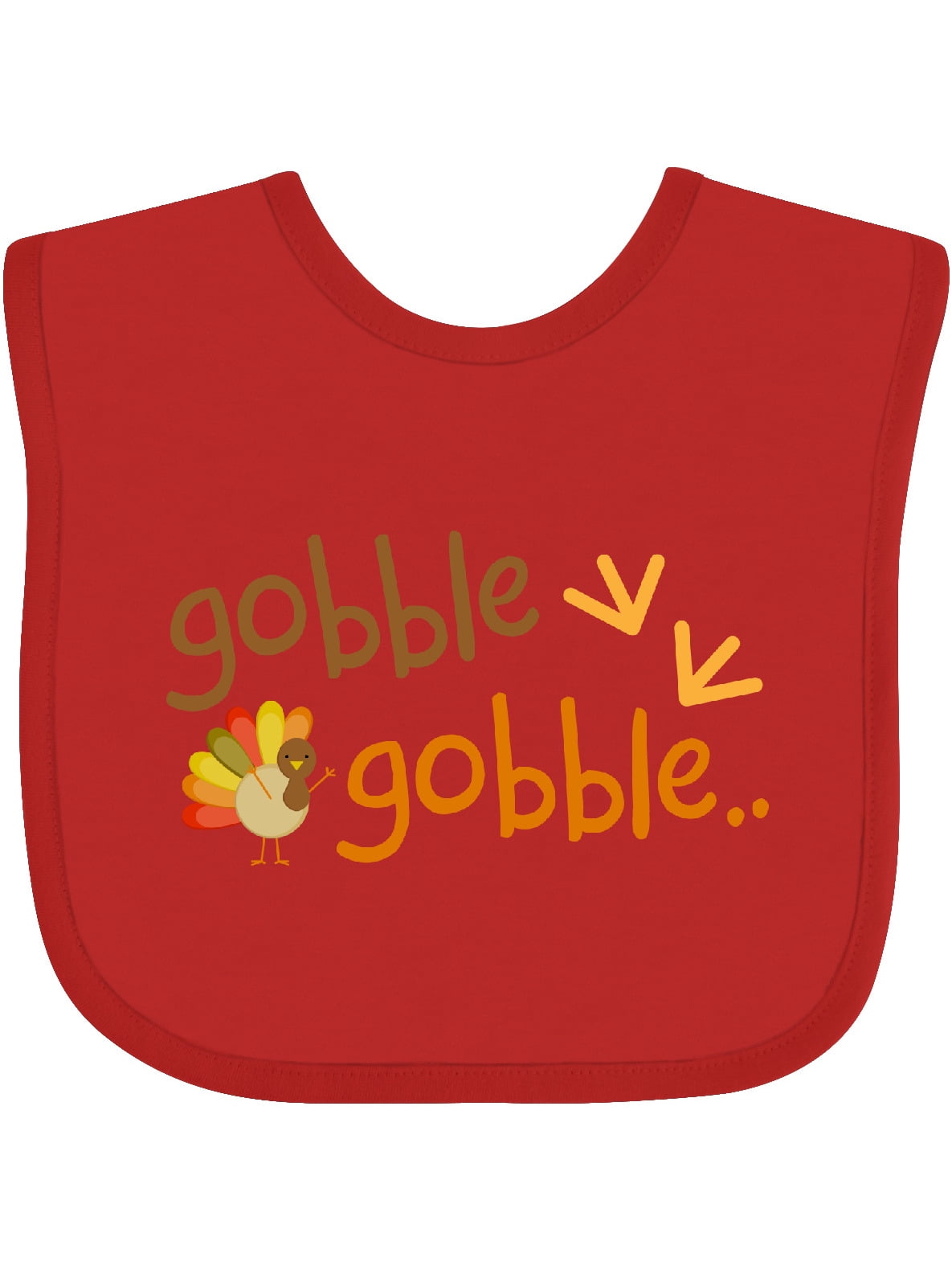 Inktastic Gobble Gobble Thanksgiving Boys or Girls Baby Bib Inktastic