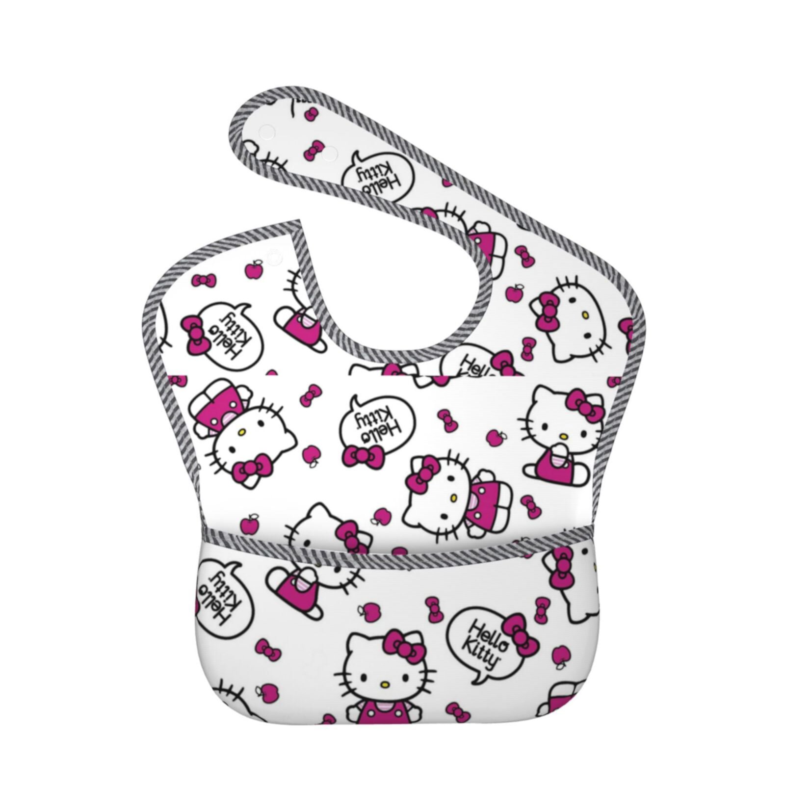 Hello Kitty Baby Bib Cute Cartoon Baby Waterproof Feeding Bibs for Infant Toddler Boys Girls-Style 5 Generic