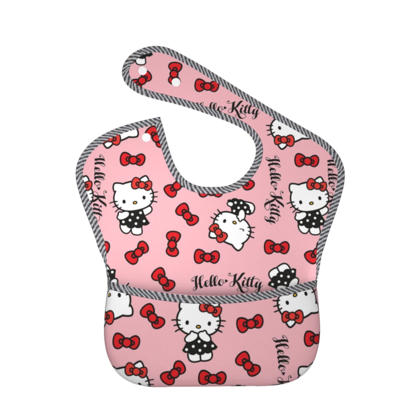 Hello Kitty Baby Bib Cute Cartoon Baby Waterproof Feeding Bibs for Infant Toddler Boys Girls-Style 5 Generic