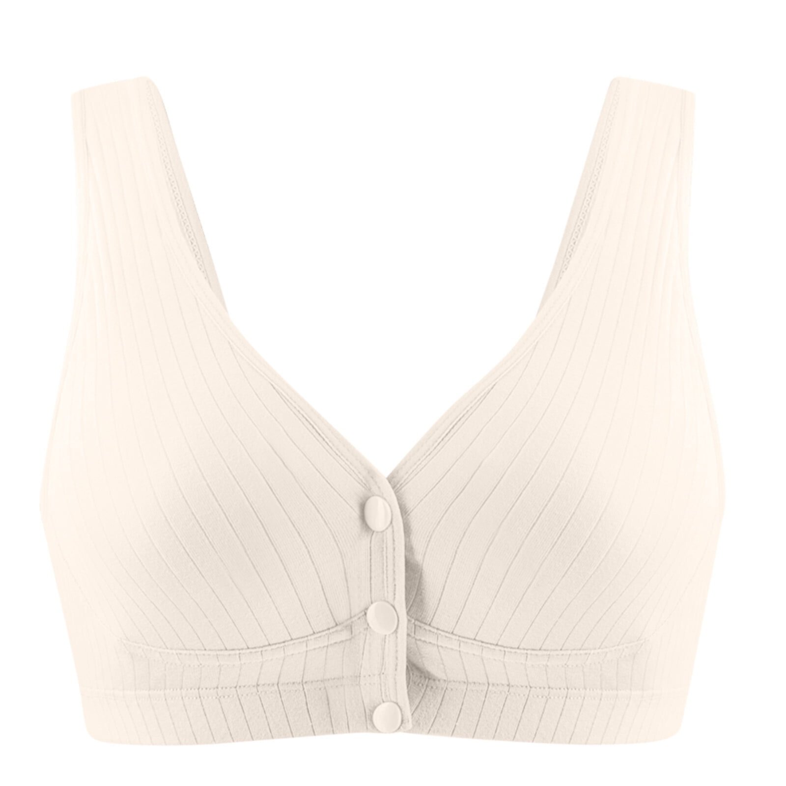 Huuilaibazoo Sleep Bras for Breastfeeding Women Button Front Breathable Wireless Maternity Comfy Bralette Huuilaibazoo