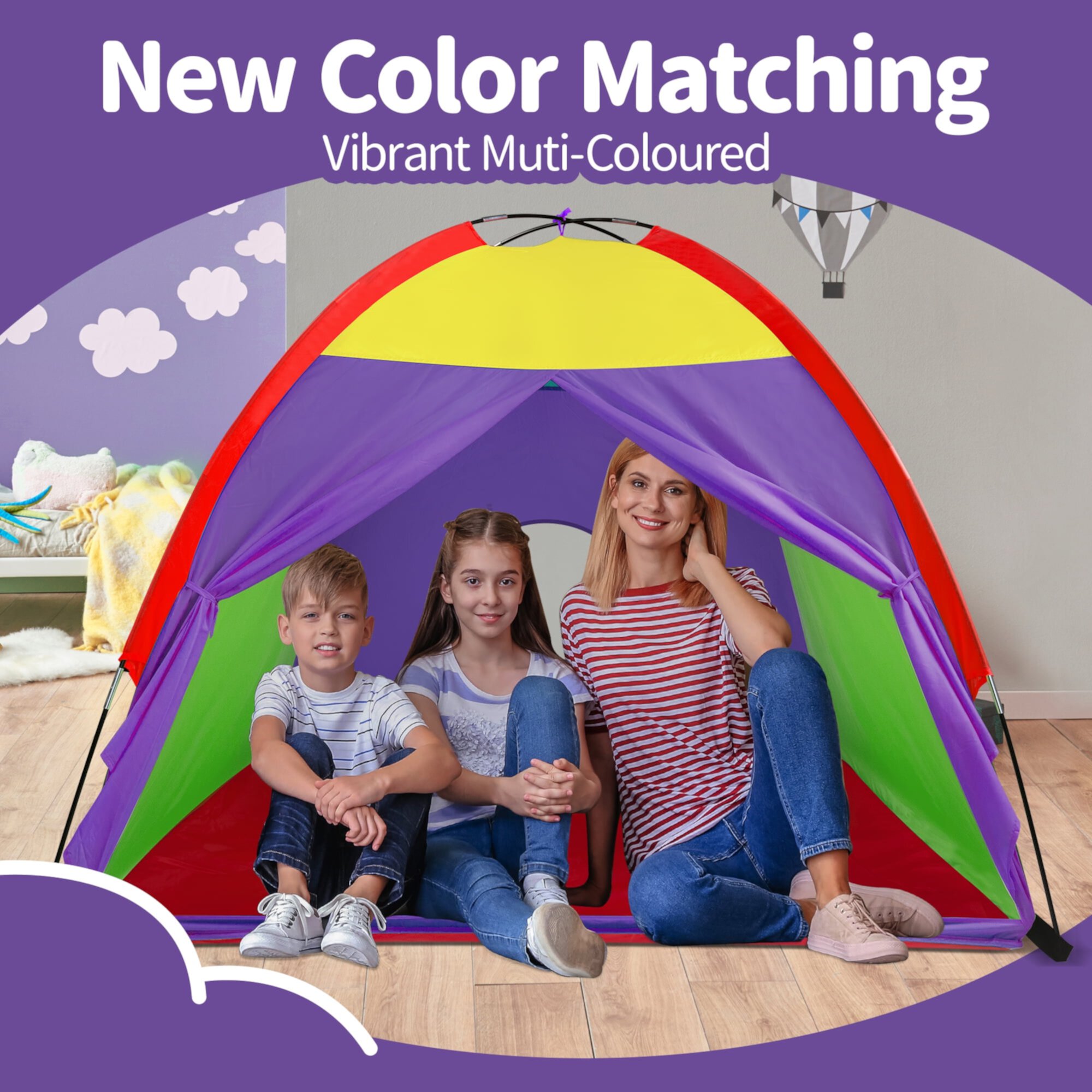 Alvantor Kids Play Tent Colorful Playhouse for Girls Boys Indoor Outdoor Alvantor