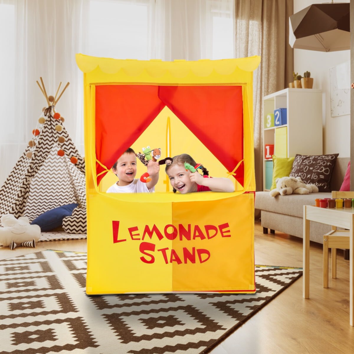 Kids Pop Up Play Tent Playhouse For Children Alvantor