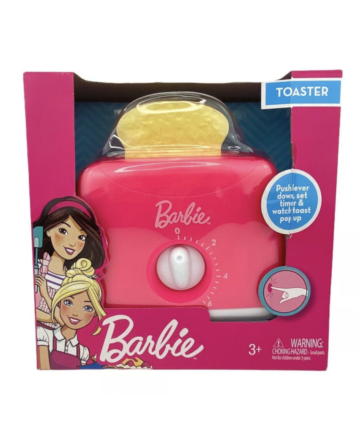 Barbie Toaster with popup toast and timer Barbie