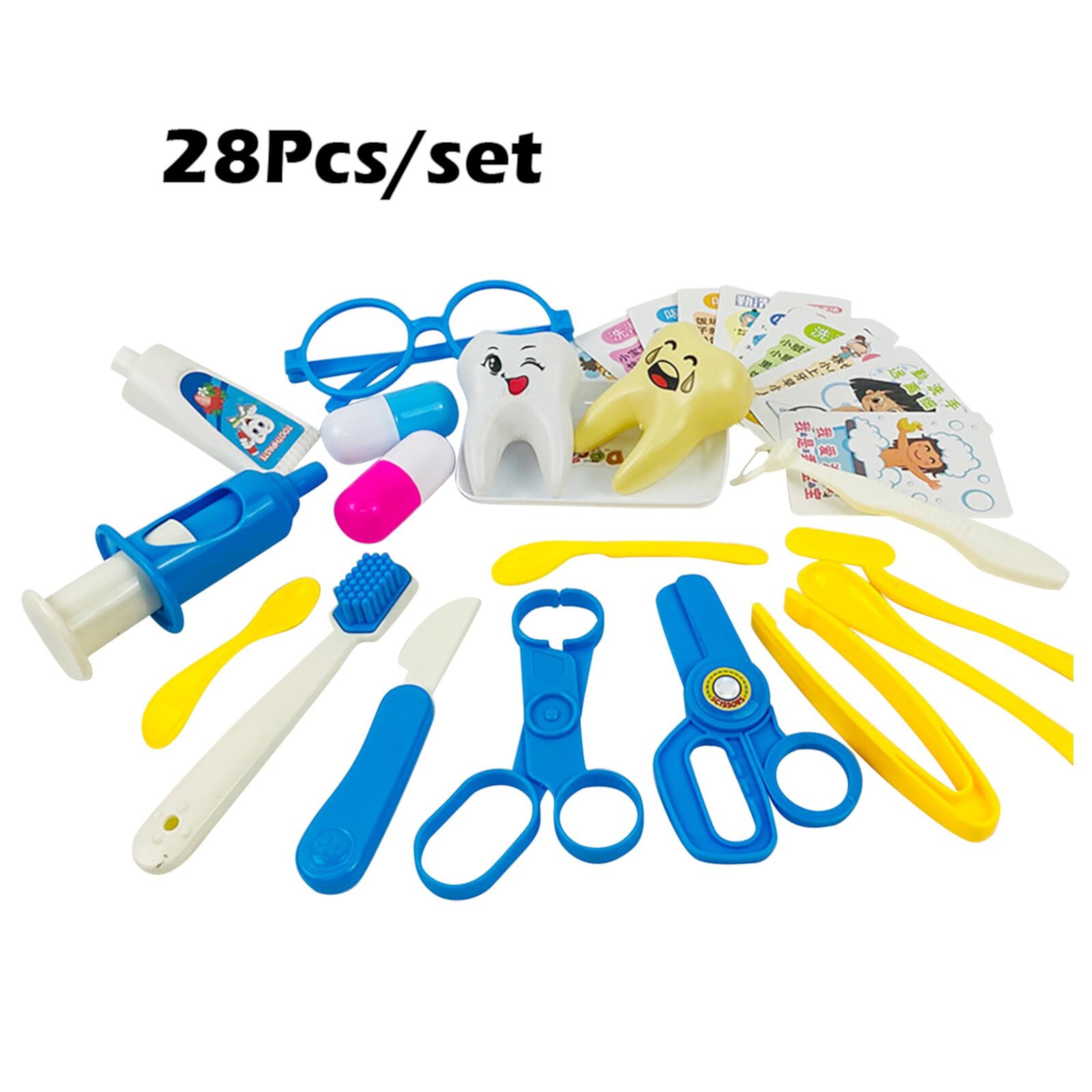 Kayannuo Christmas Clearance Dentist Toy Kit for Kids 28/23Pcs/set Pretend Play Dentist Tools Set for Kid Kayannuo