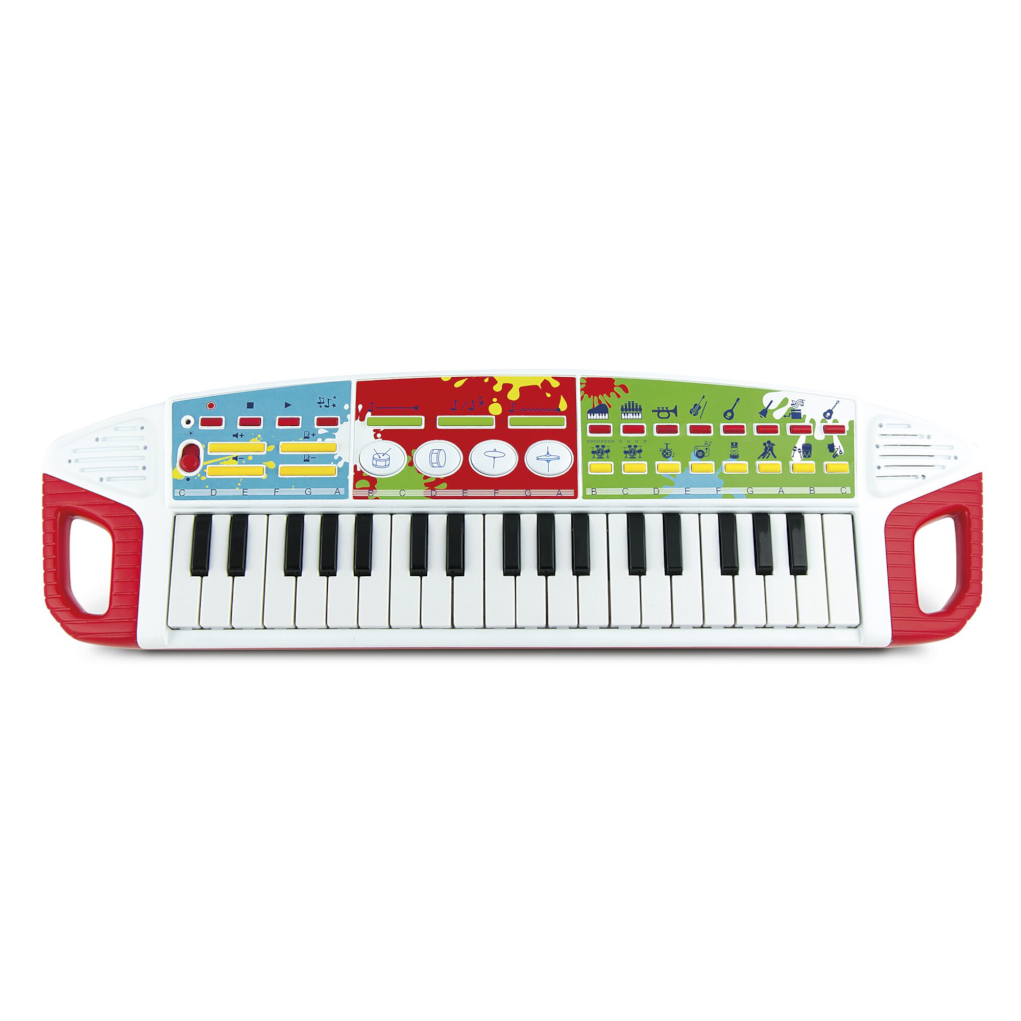 Winfun: Cool Sounds: Electric Keyboard - 8 Instrument Sounds, Record-Stop-Playback, Demo Songs, Colorful Music Developmental Sensory Toy, Kids Ages 3+ Winfun