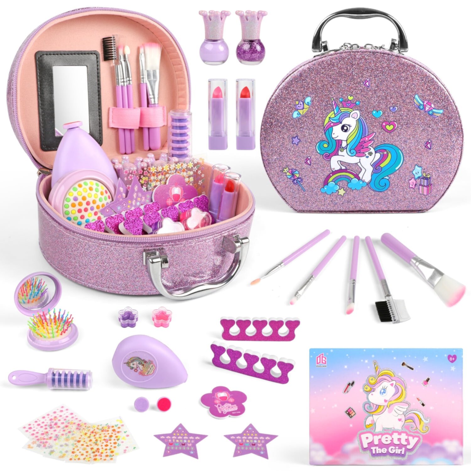 Flooyes Kids Makeup Kit for Girls, Christmas Birthday Gift for Kids Toddlers Flooyes