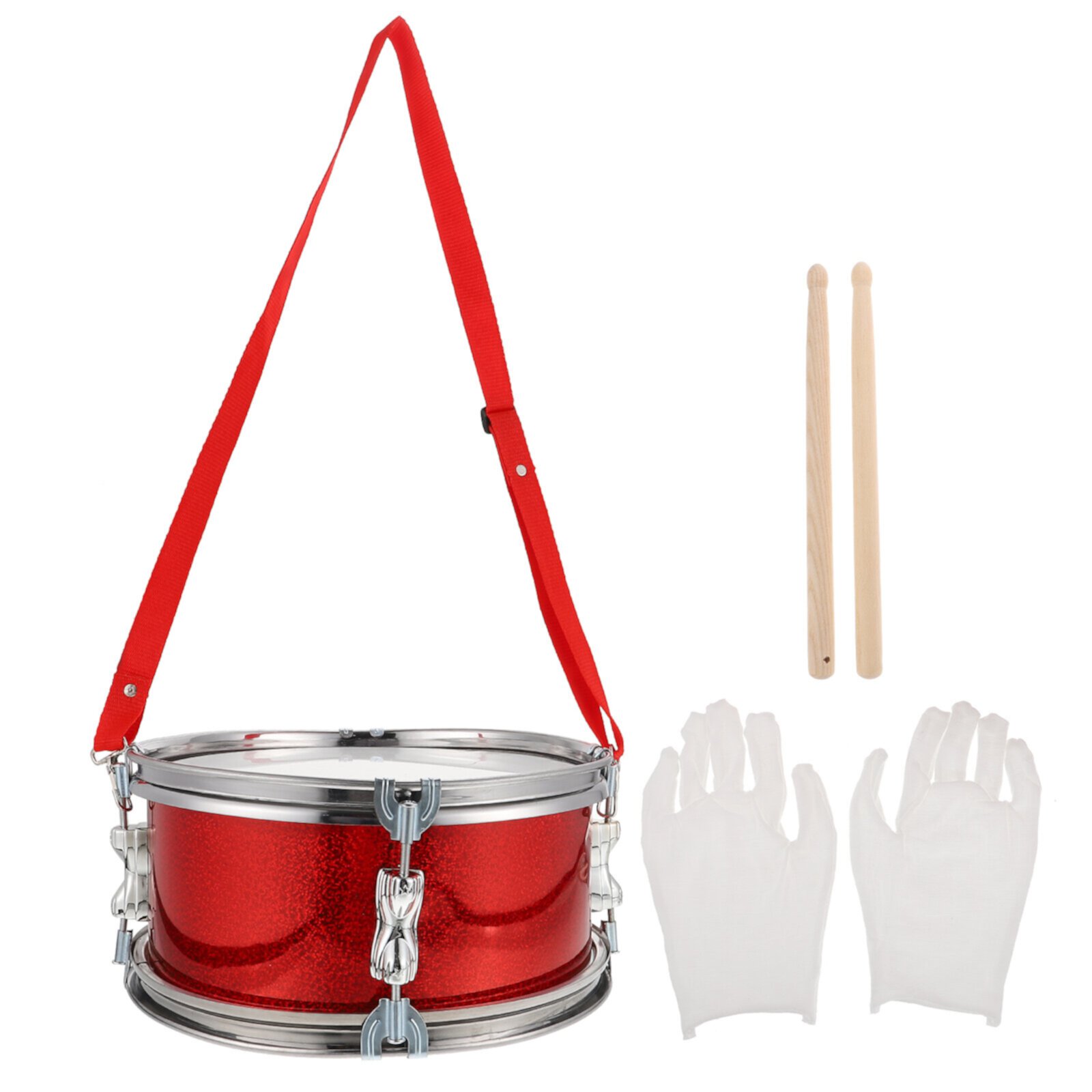 NUOLUX 1 Set Orff 11in Children Percussion Snare Drum Performance Drum for Kids Music Education Using NUOLUX